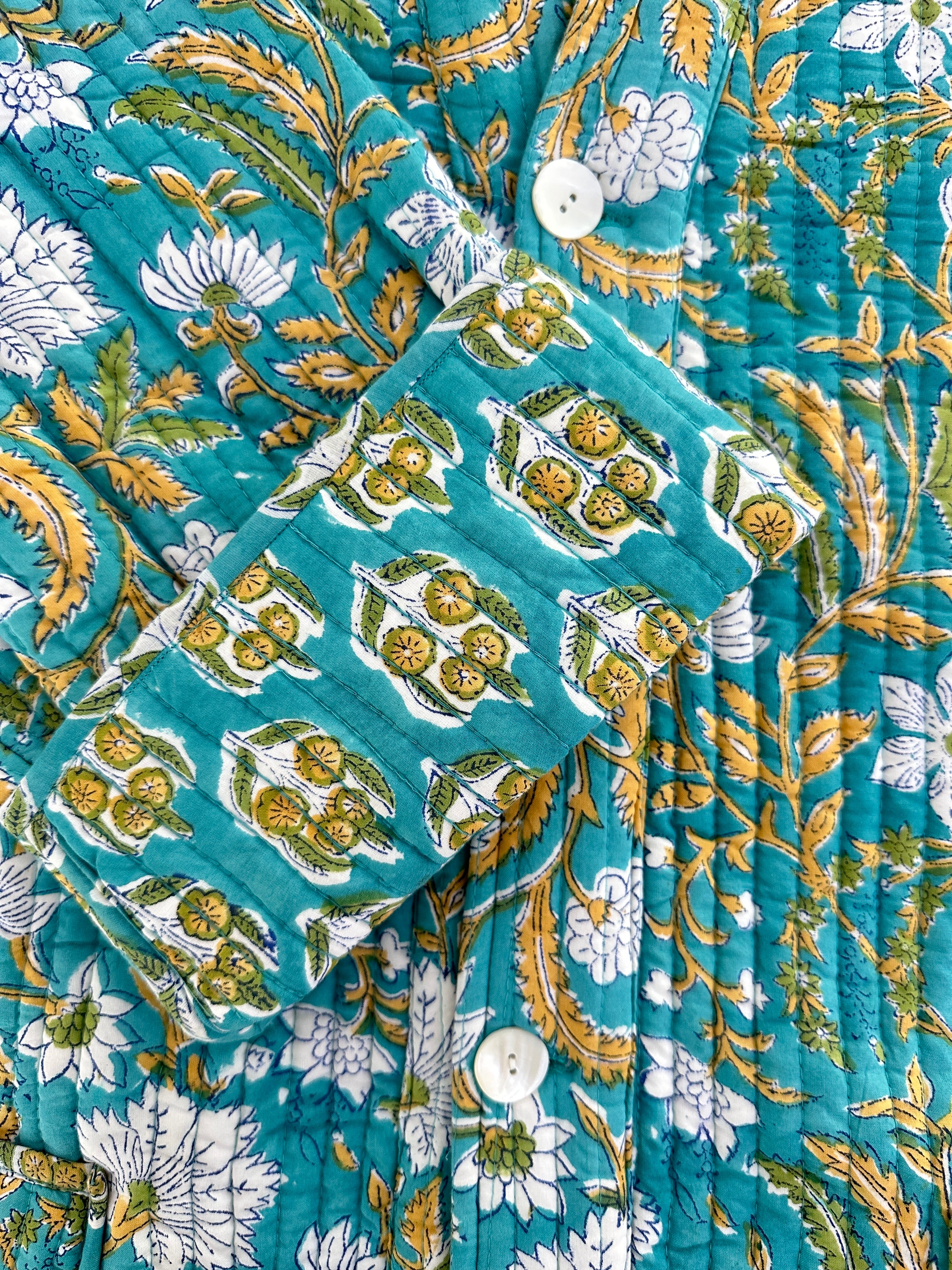Button-Up Robe - Lagoon
