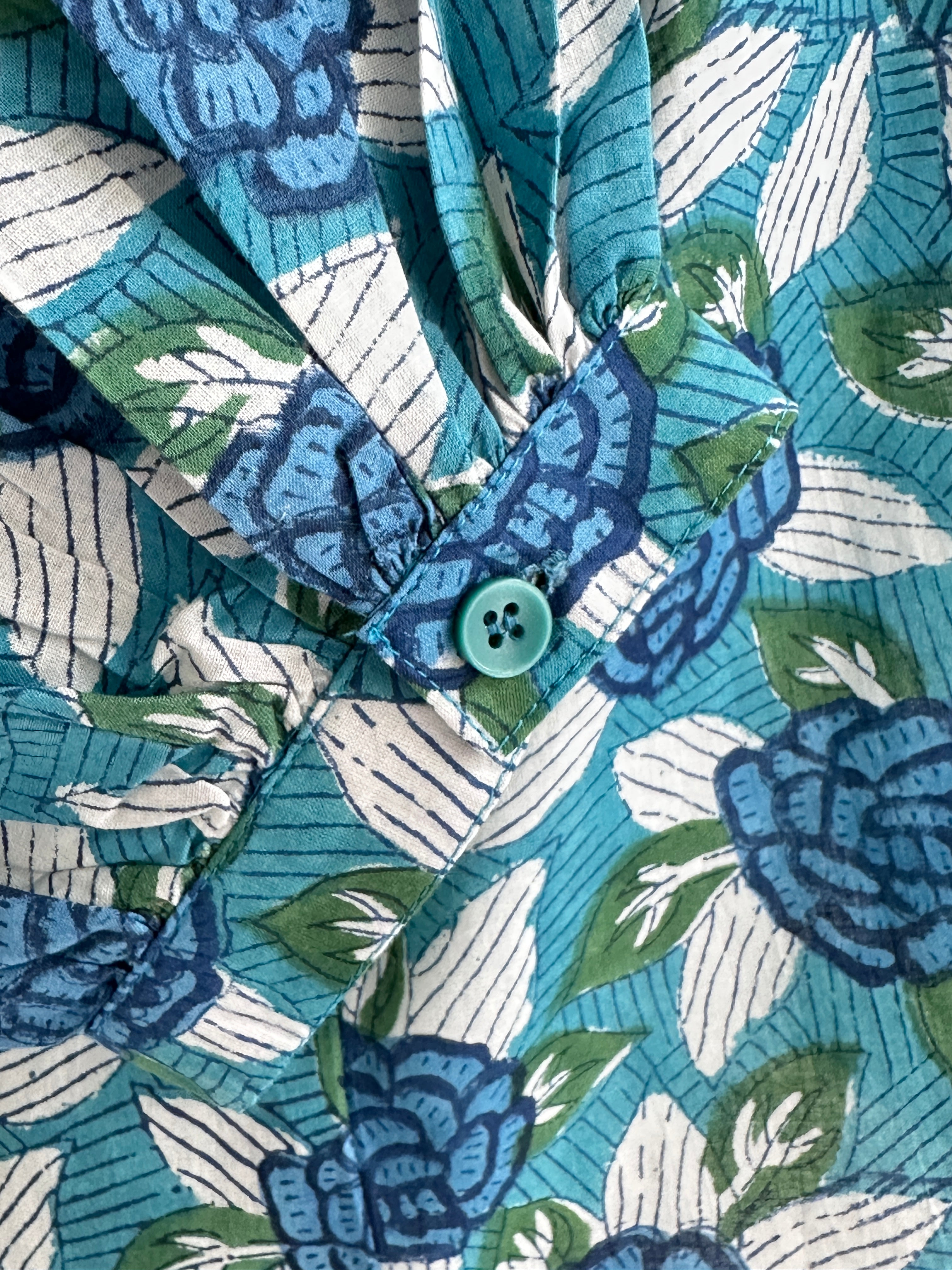 Explorer Blouse - Cyan
