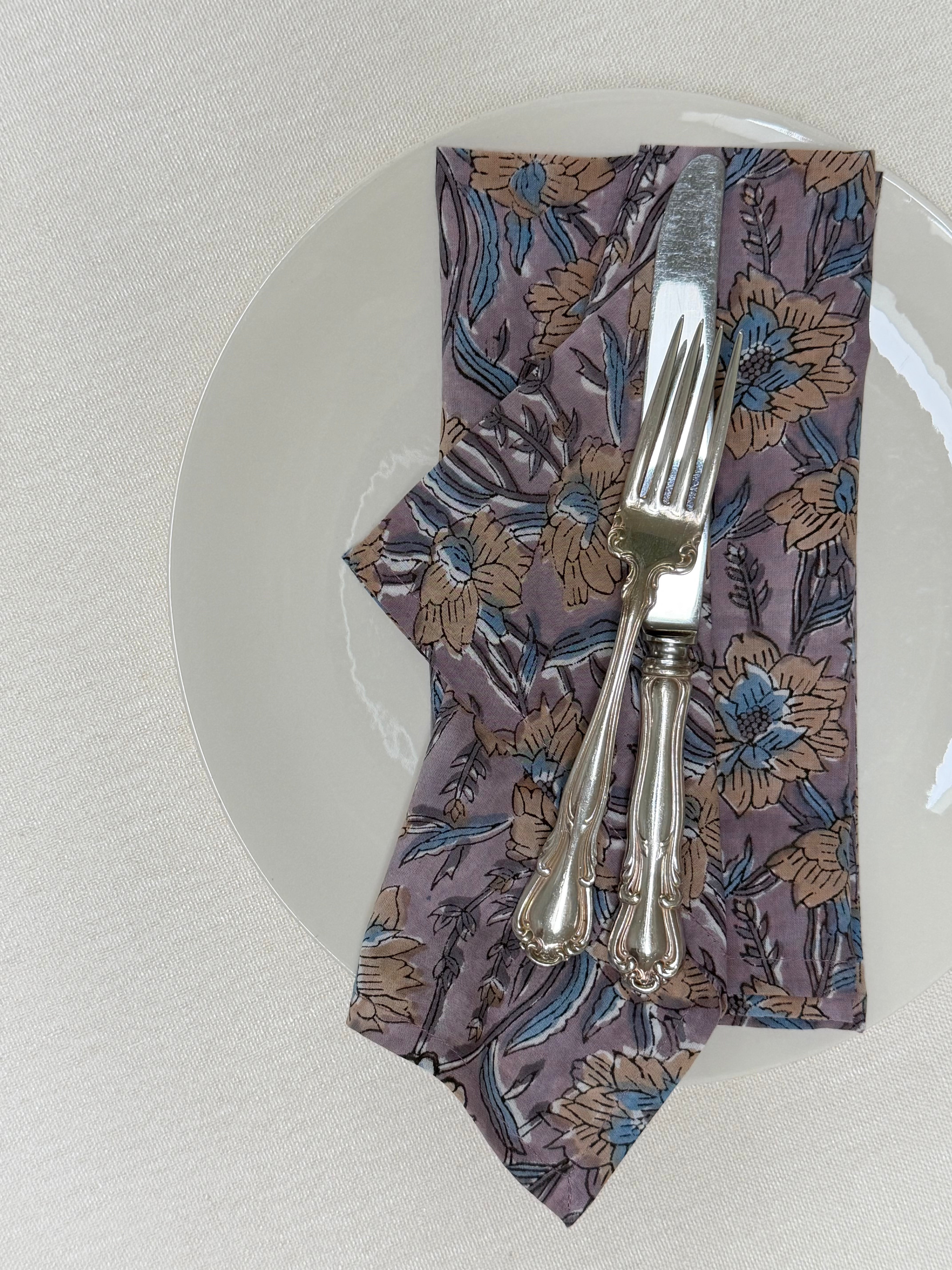 Plum Napkins, Set of 4