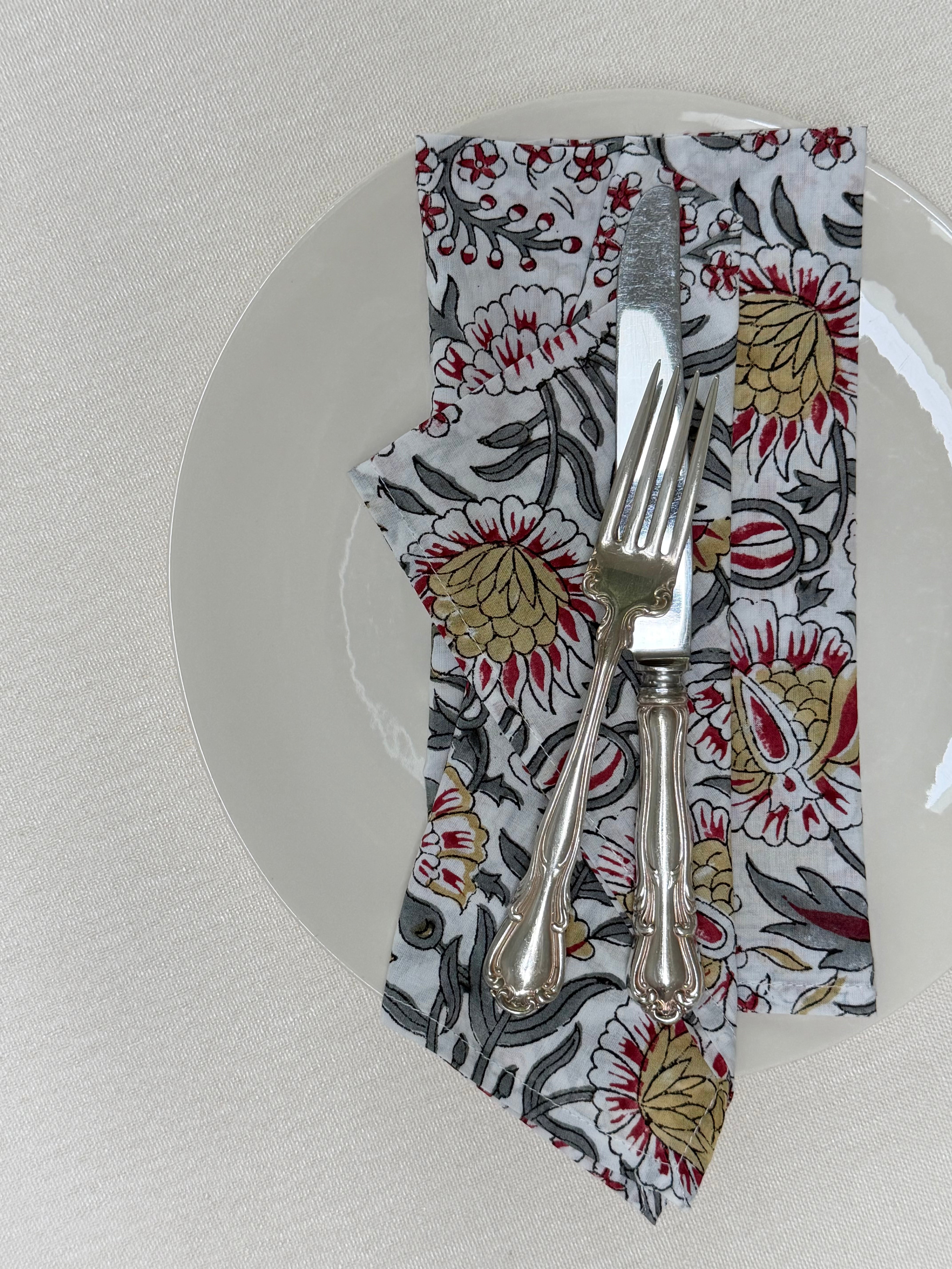 Pomegranate Napkins, Set of 4