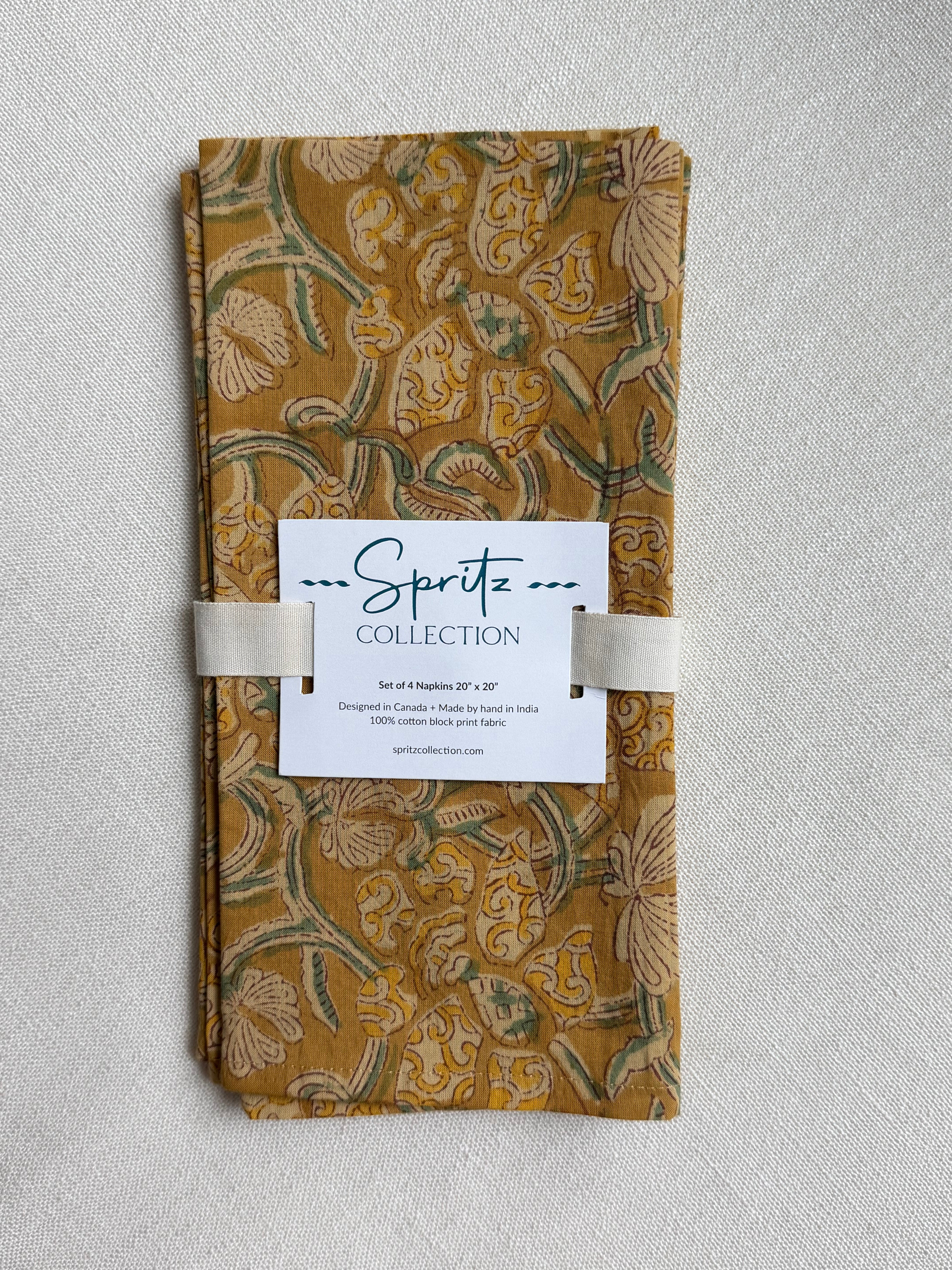 Spice Napkins, Set of 4