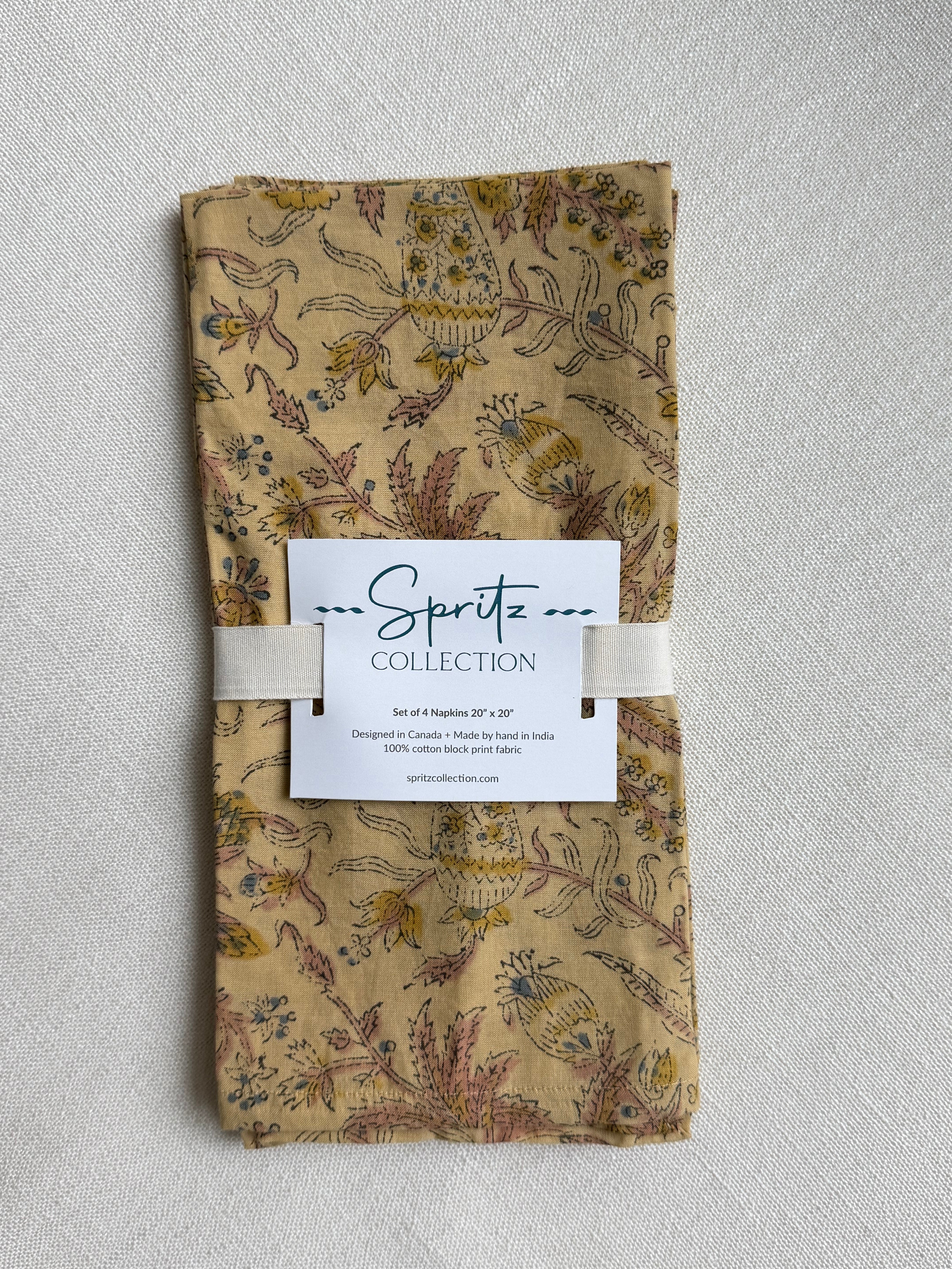 Vintage Napkins, Set of 4