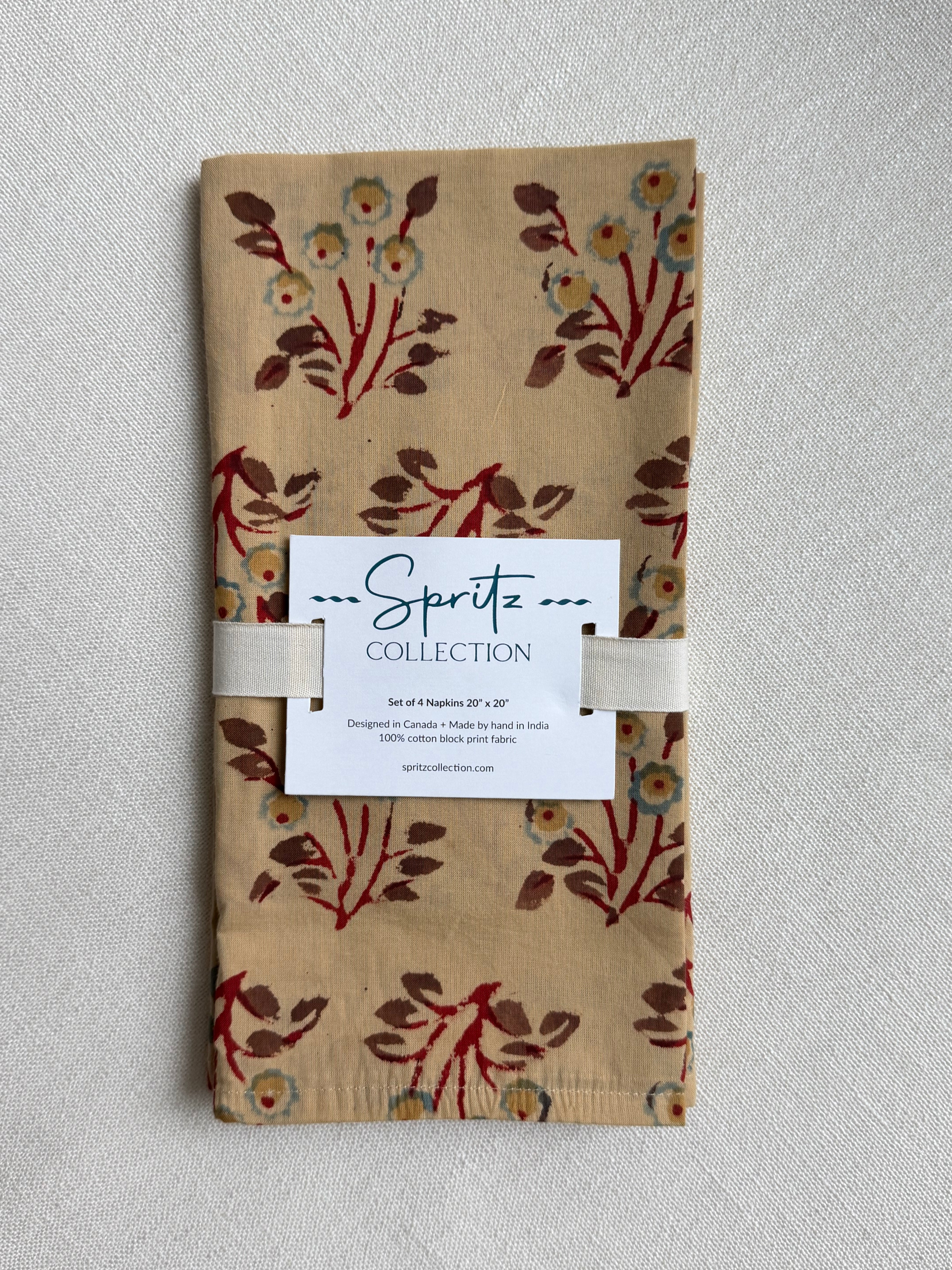 Autumn Napkins, Set of 4