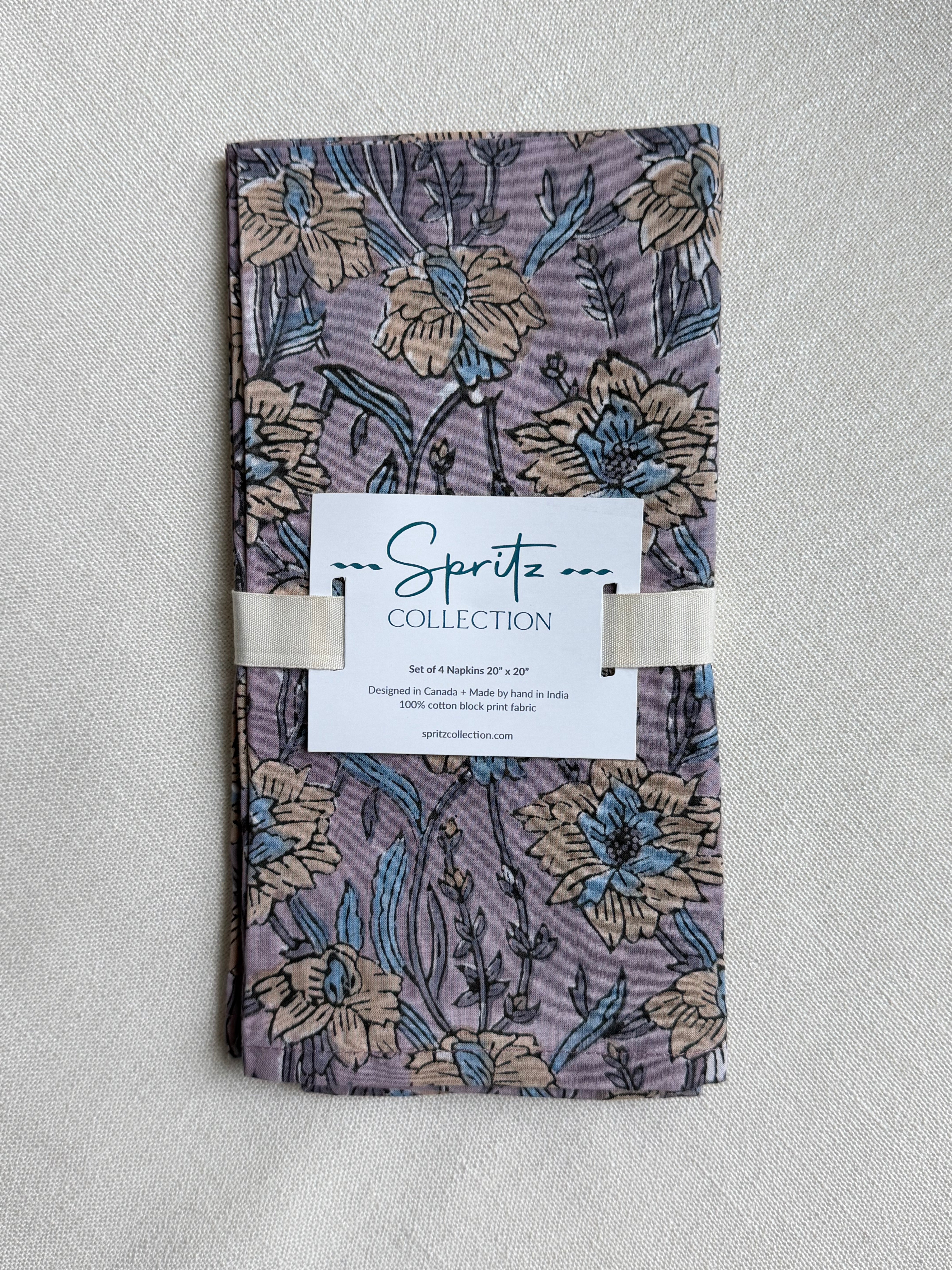 Plum Napkins, Set of 4