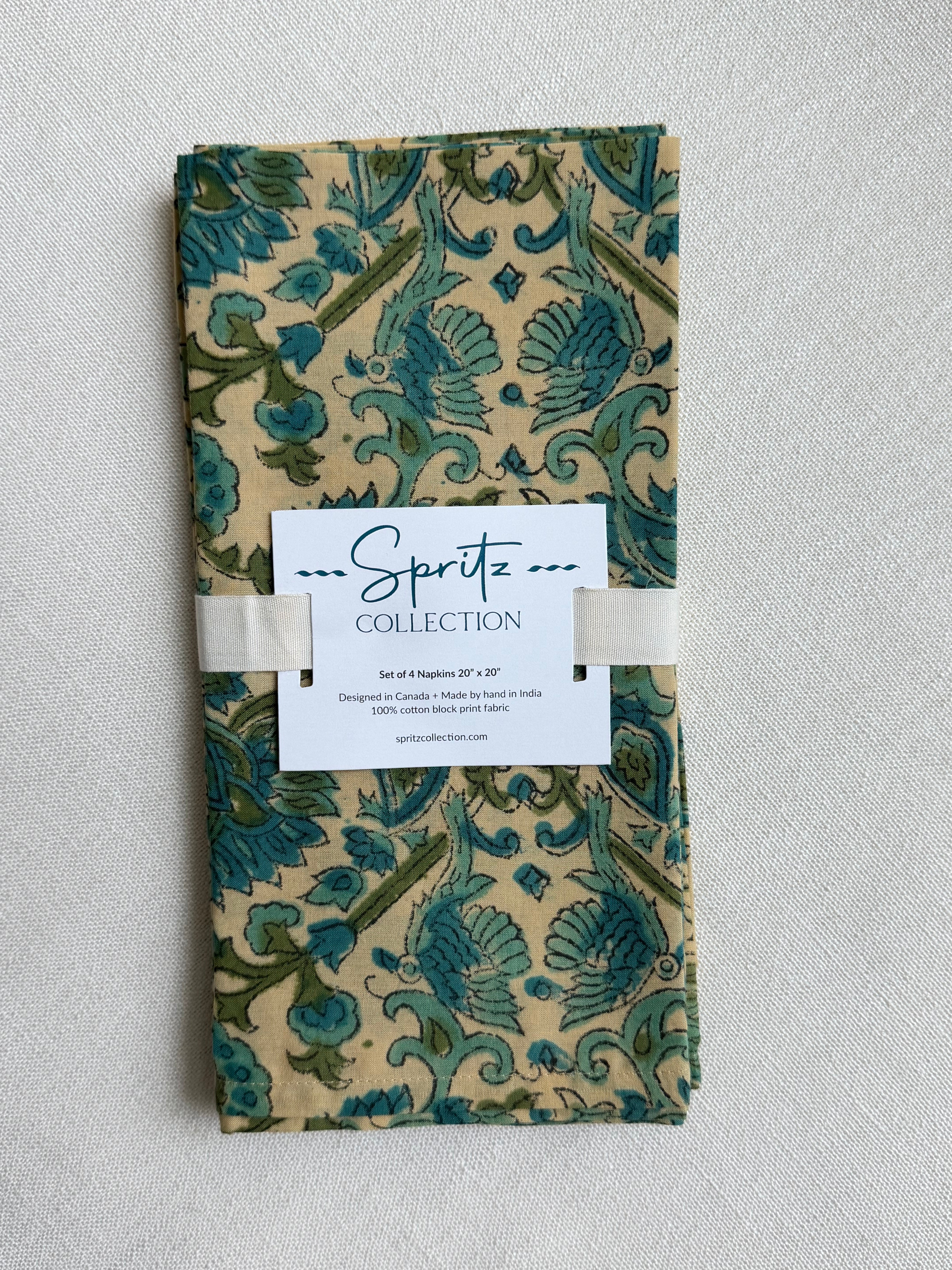 Lotus Napkins, Set of 4