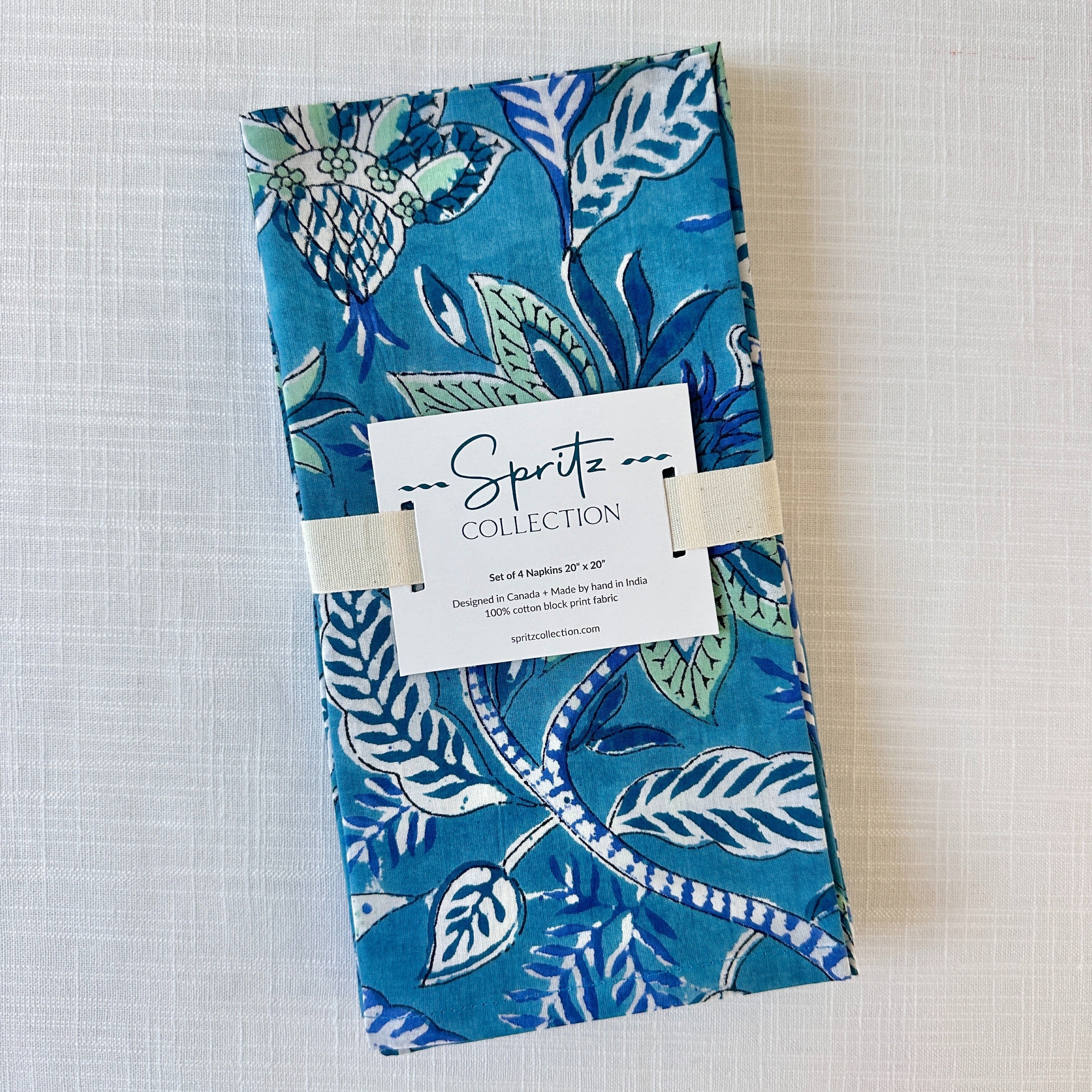 Cerulean Napkins, Set of 4