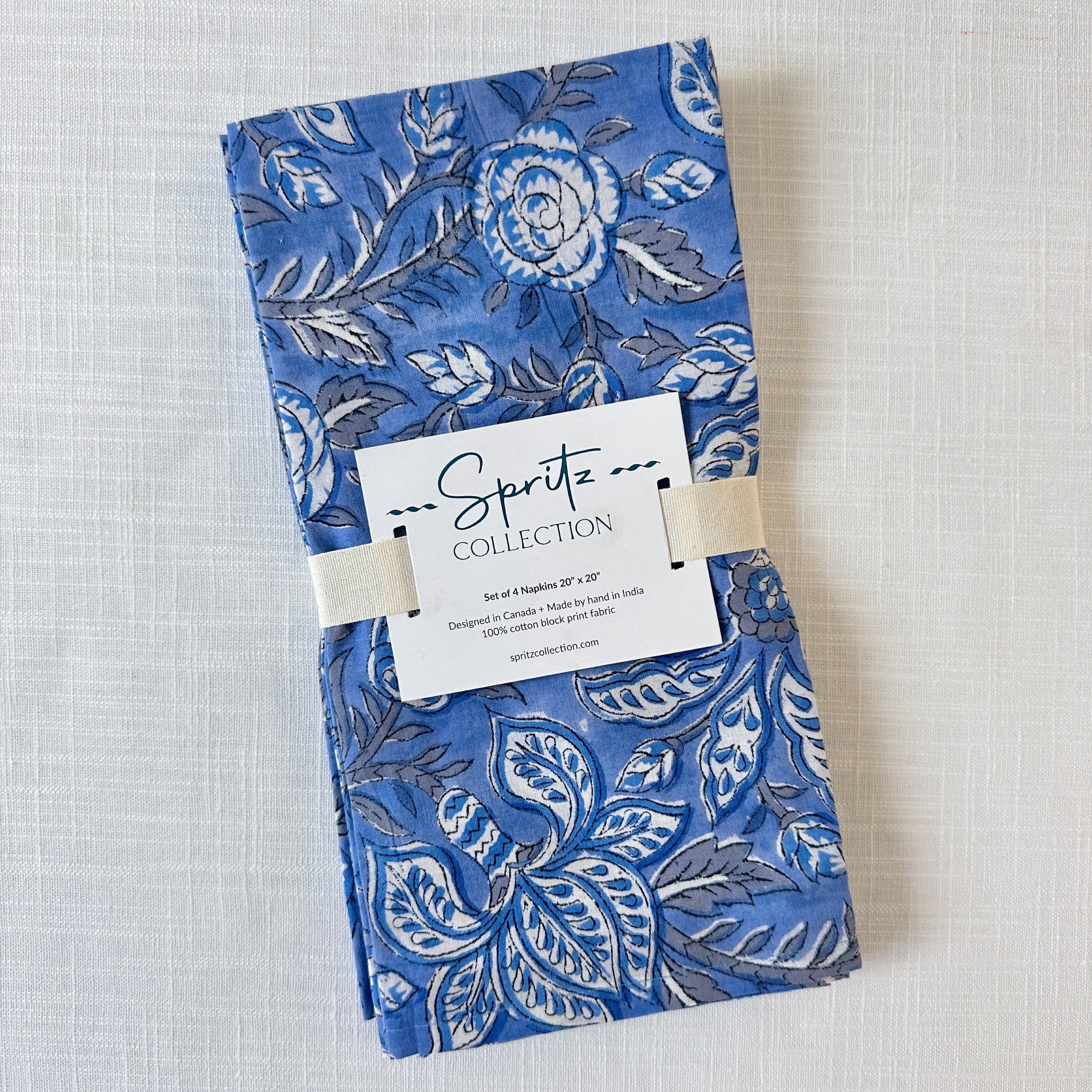 Periwinkle Napkins, Set of 4