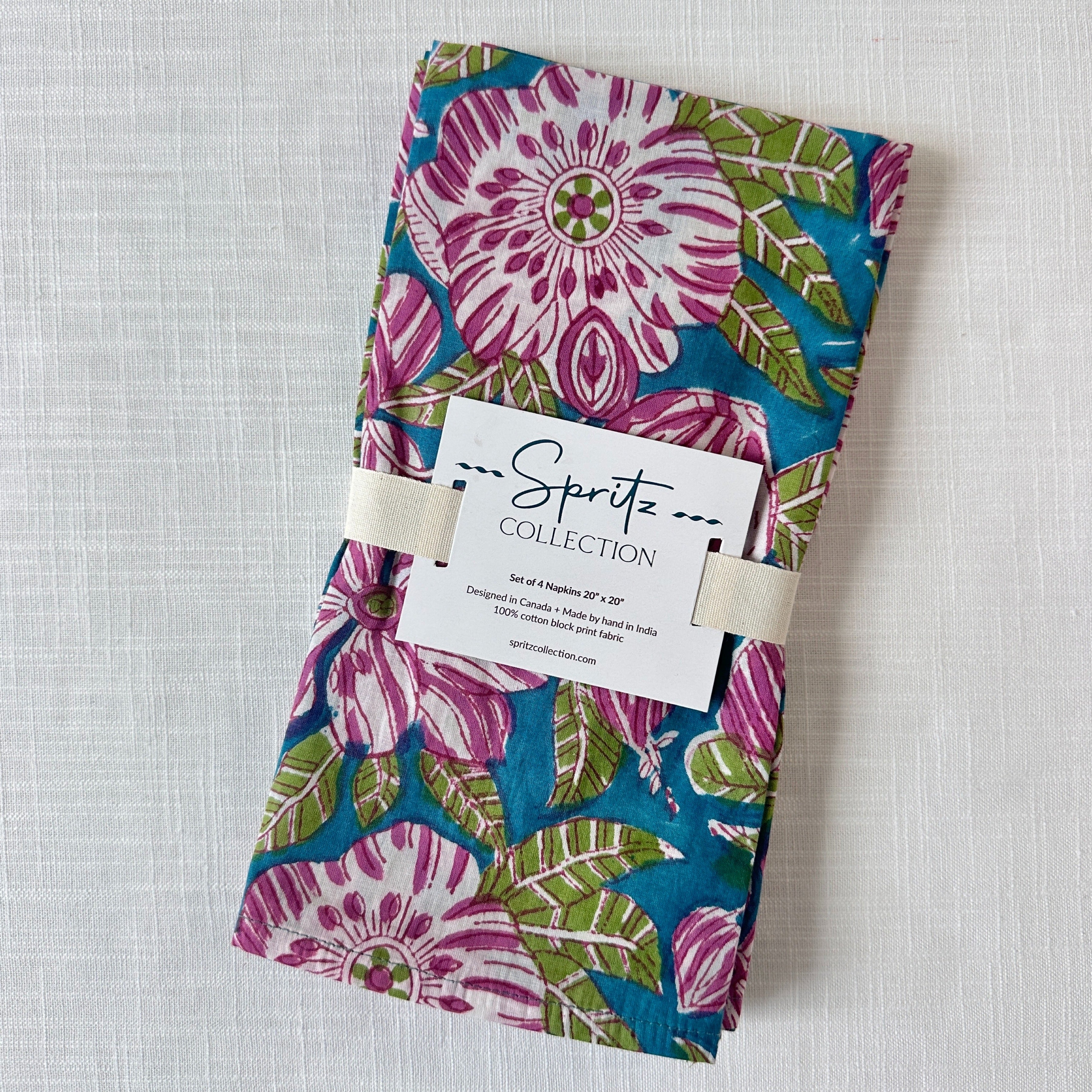 Peony Napkins, Set of 4