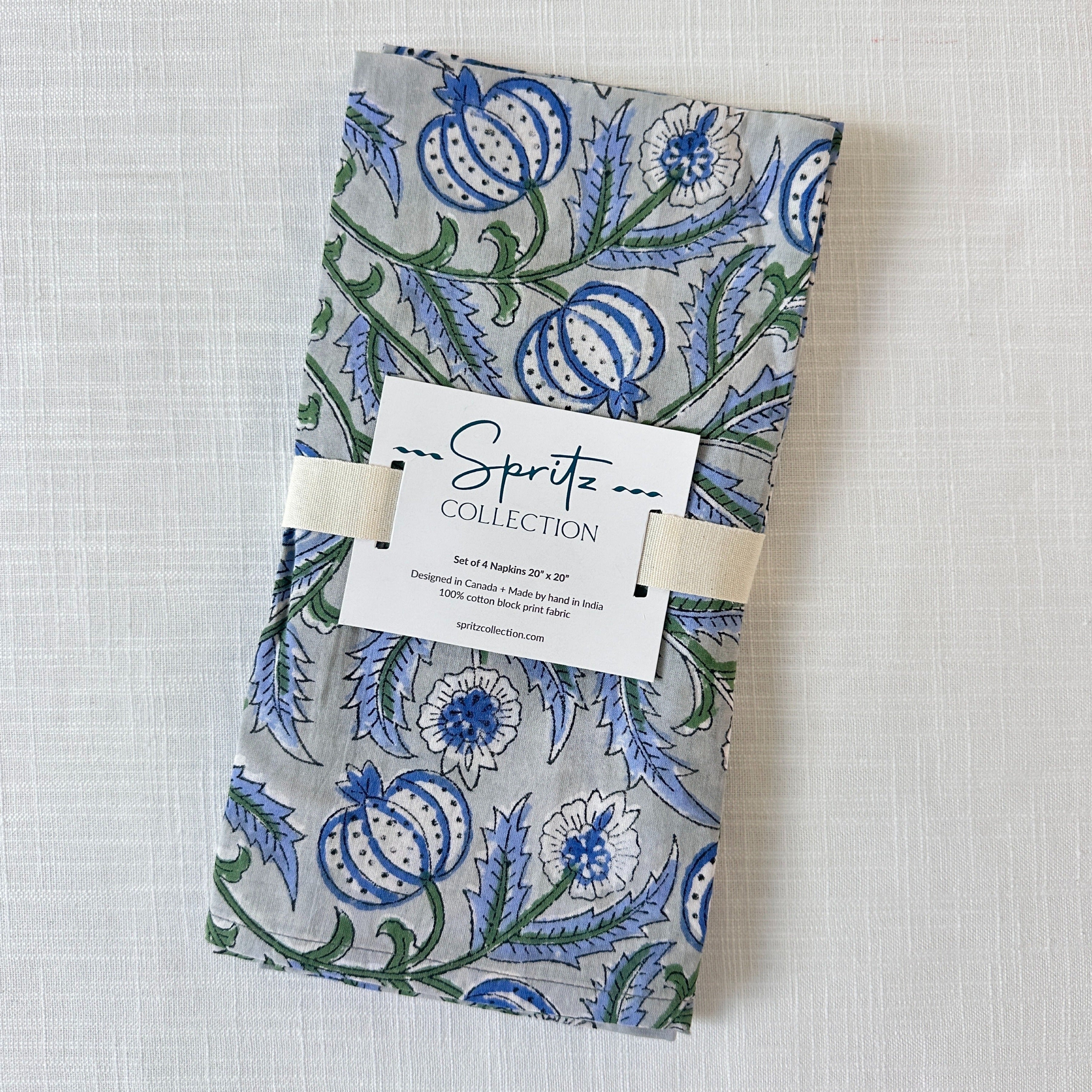 Thistle Napkins, Set of 4