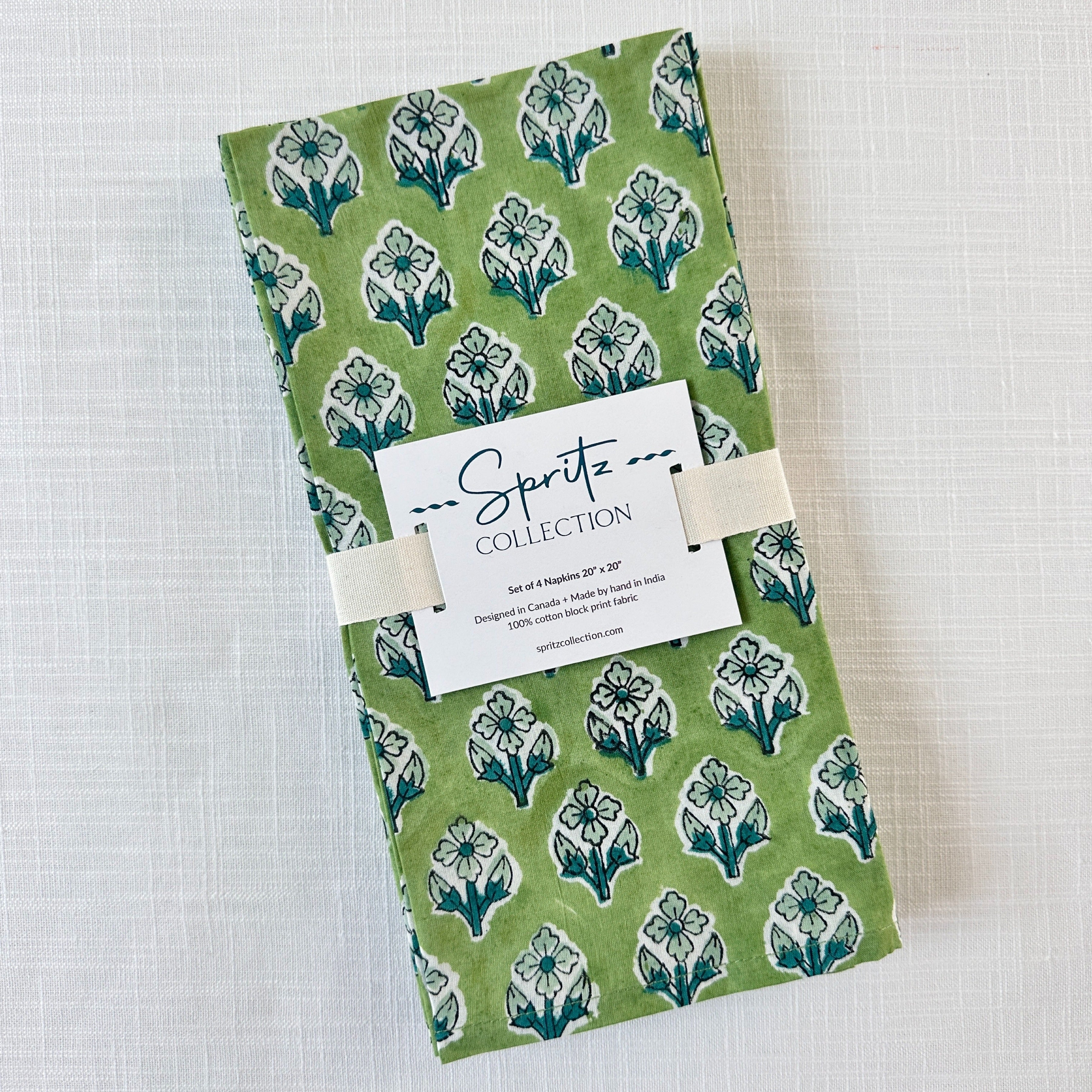 Lime Napkins, Set of 4