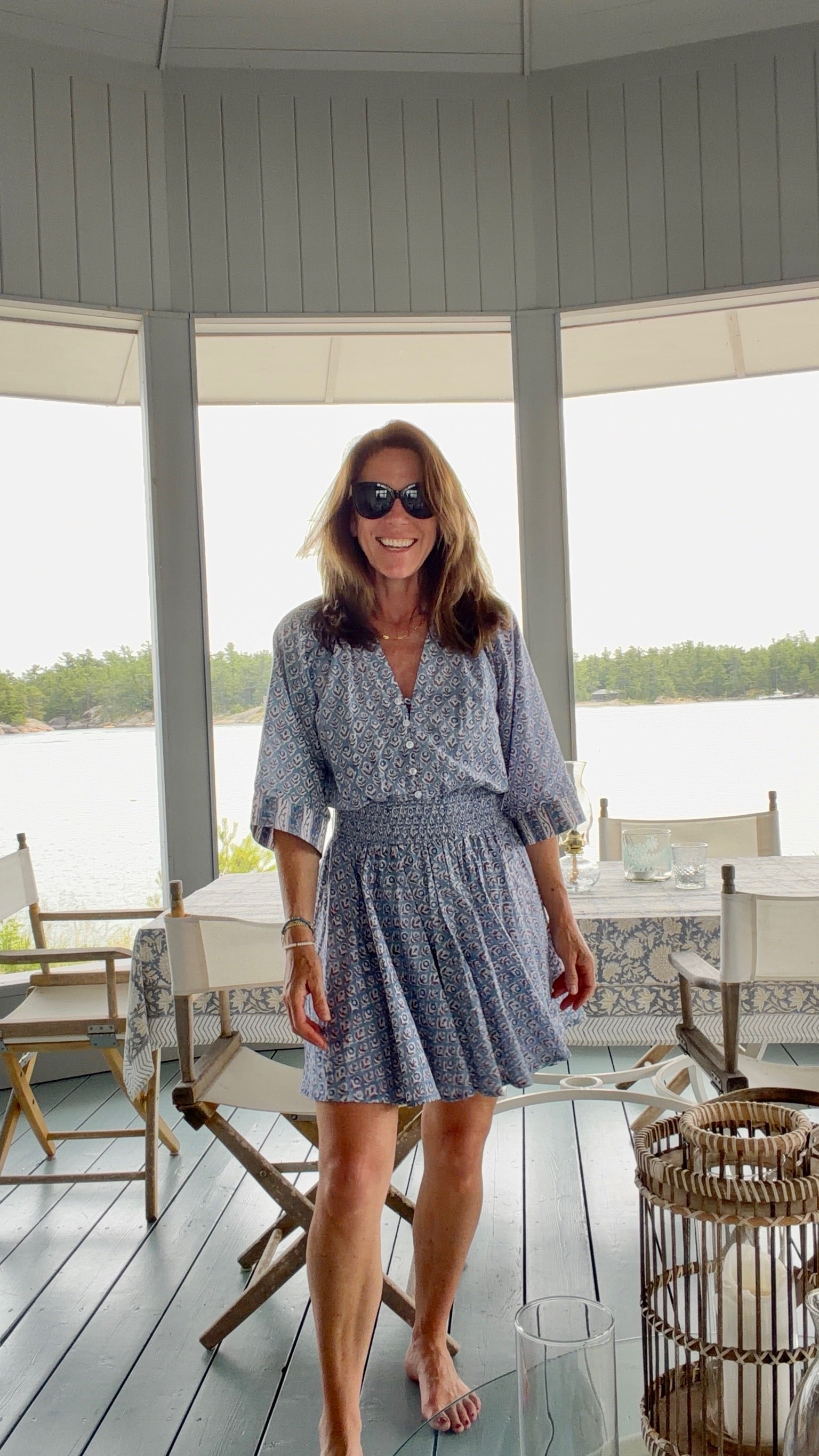 Getaway Dress - Sky
