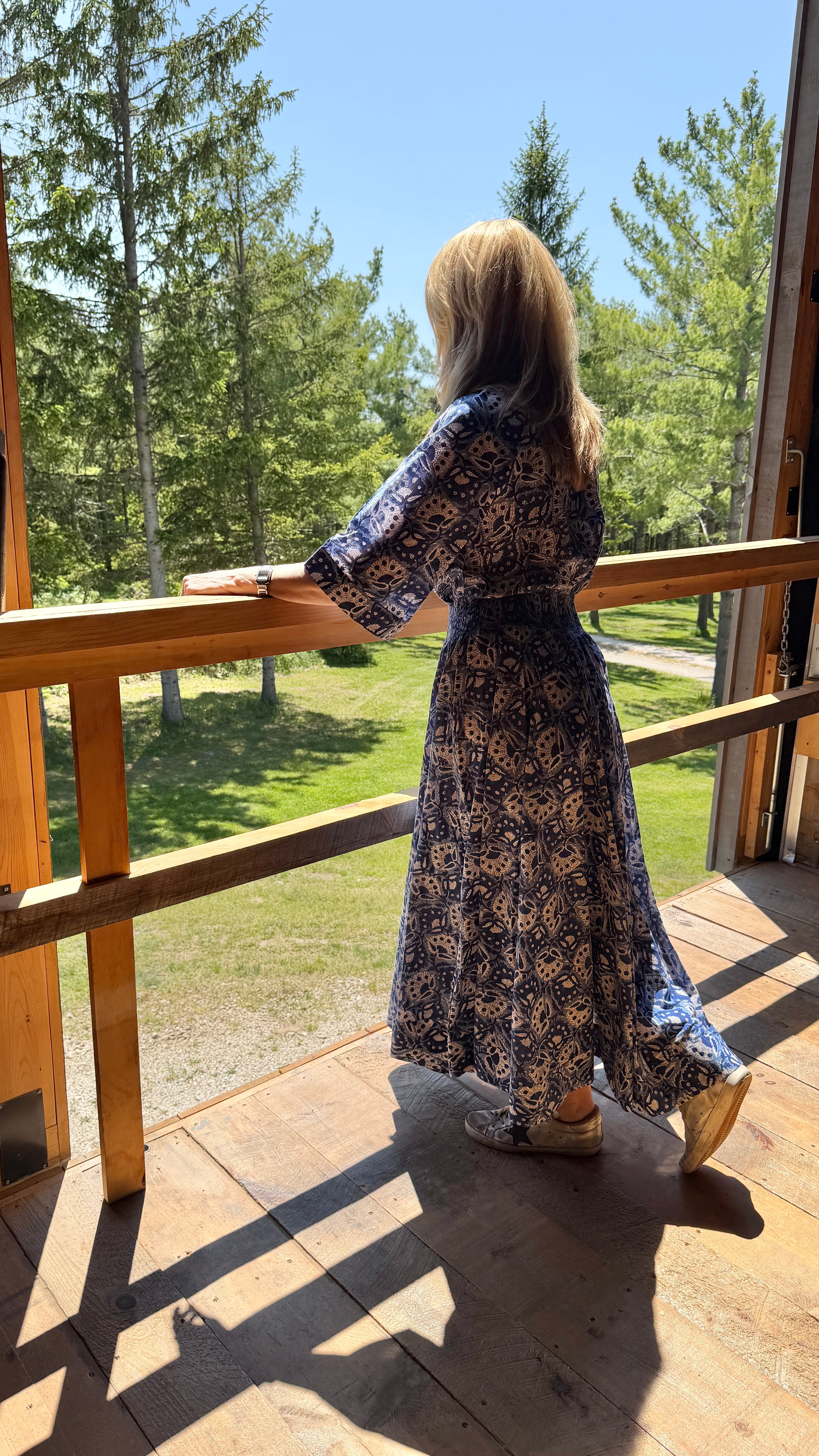 Oasis Dress - Blueberry