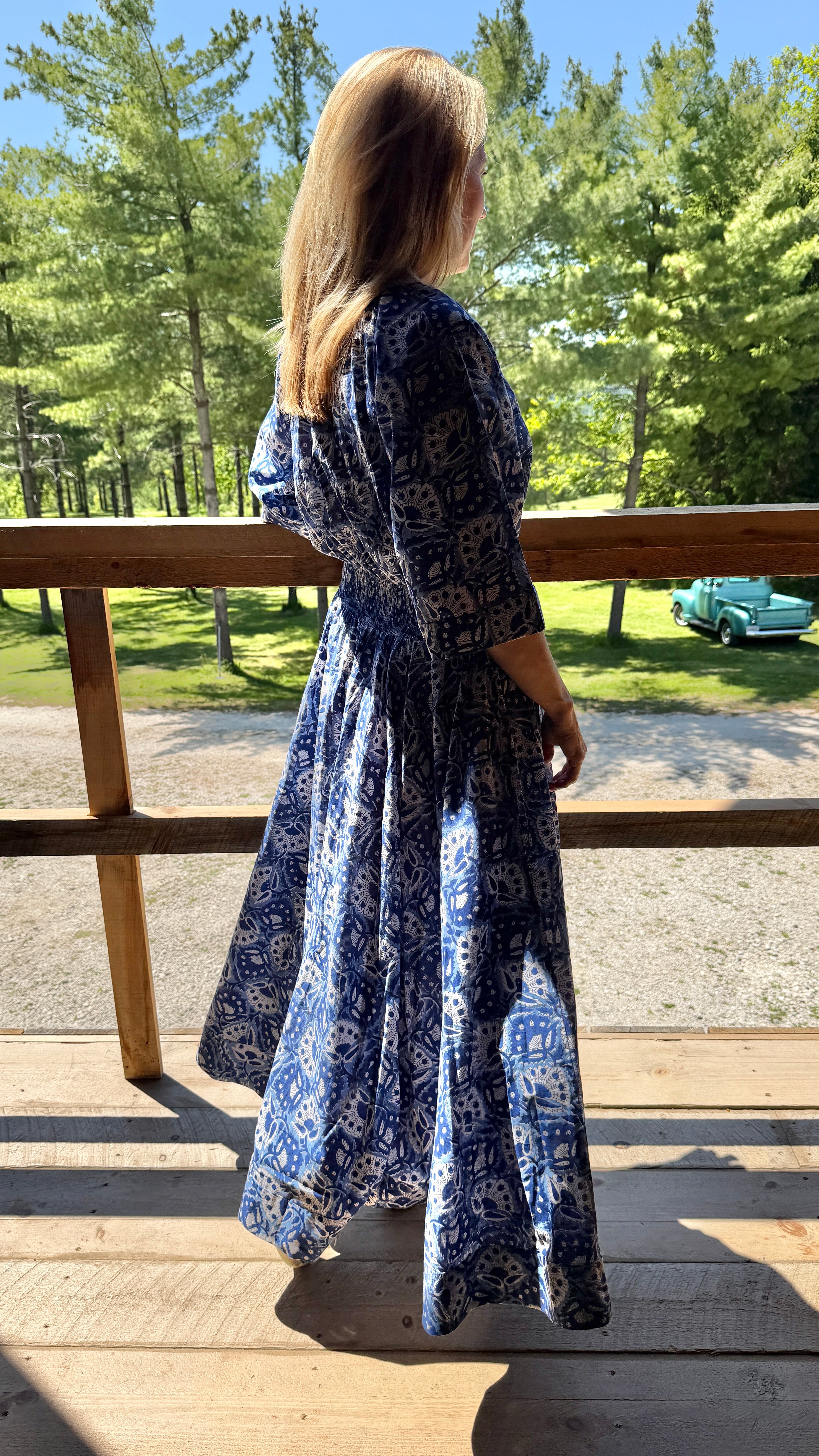 Oasis Dress - Blueberry