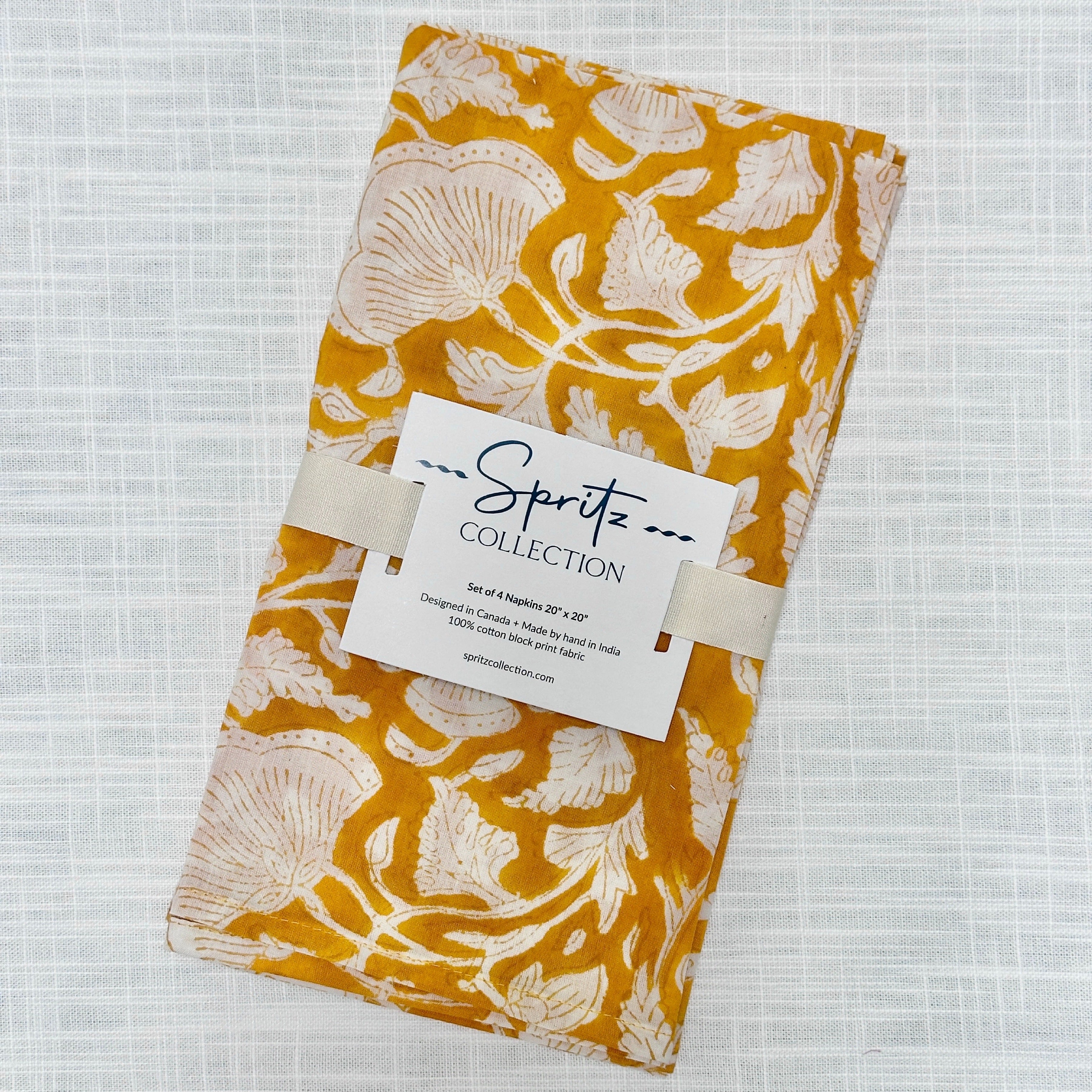 Marigold Napkins, Set of 4