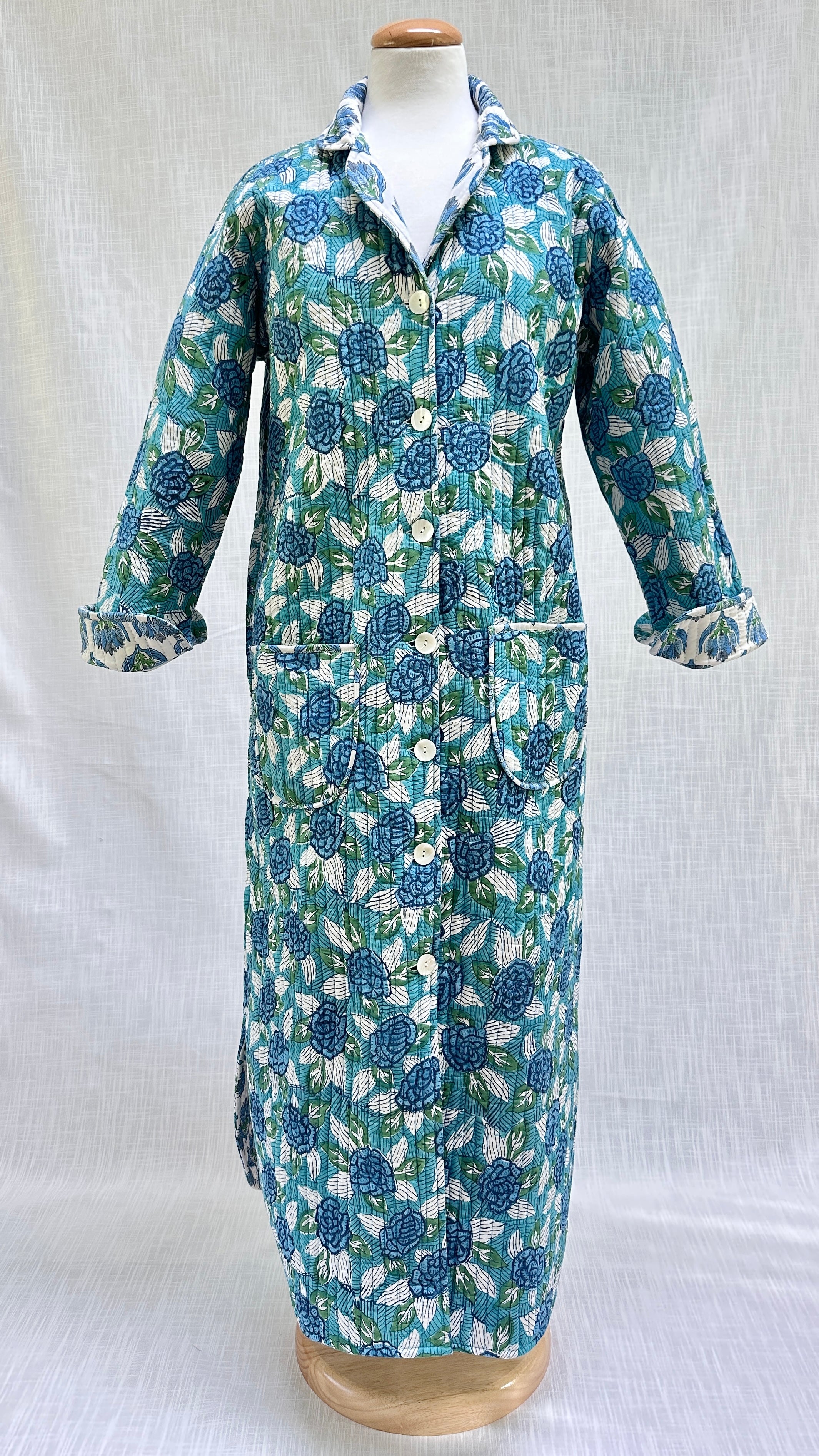 Lounge Coat - Cyan