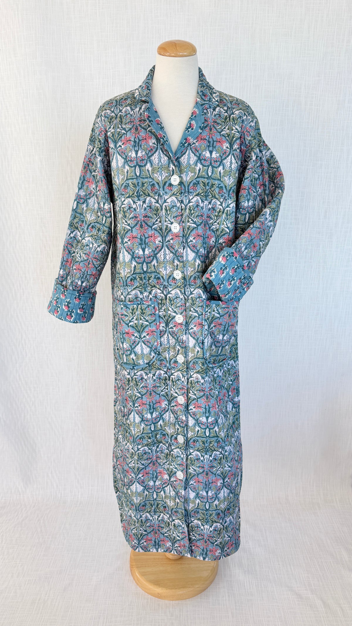 Lounge Robe / Dock Coat - Trellis