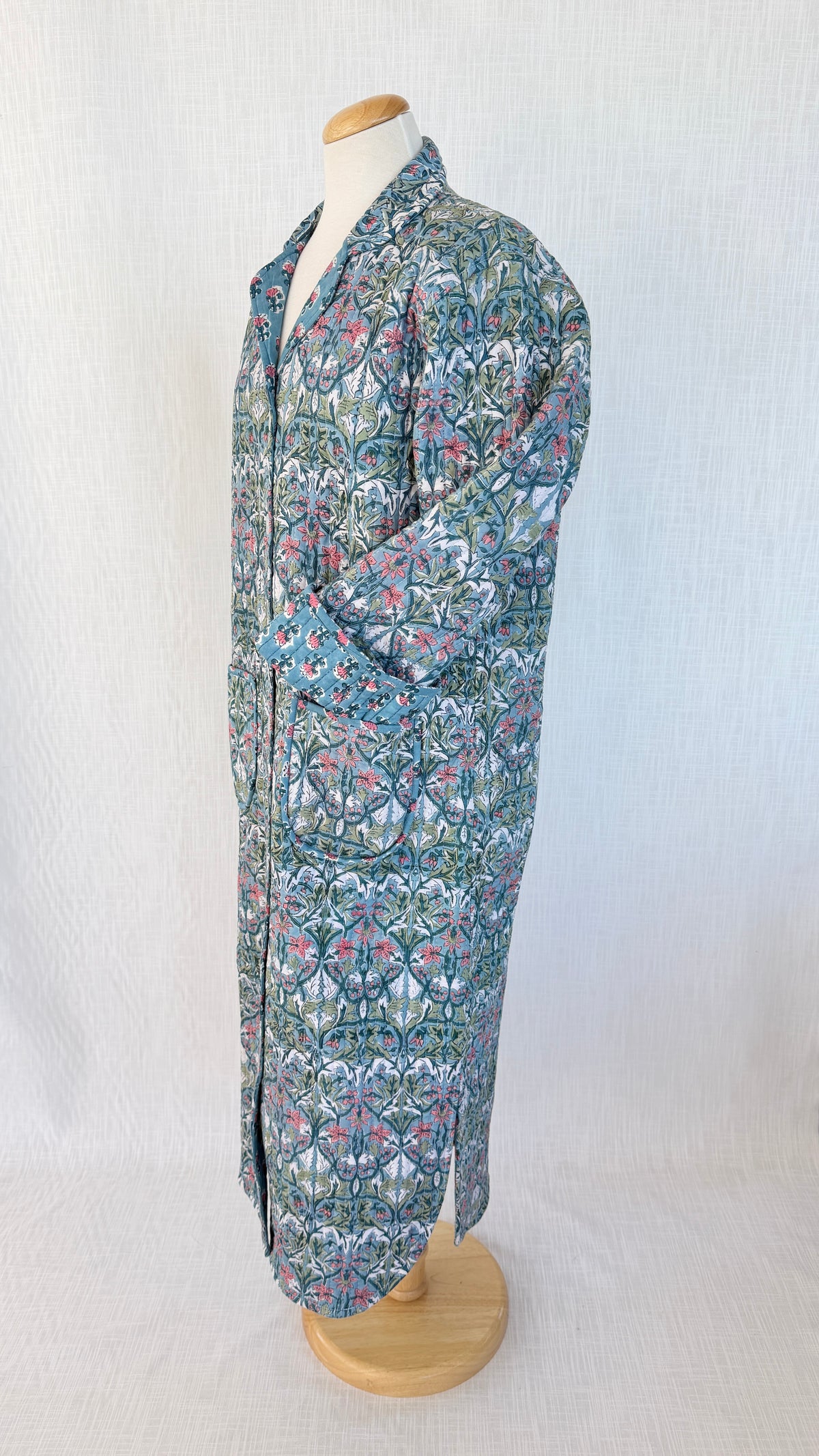 Lounge Robe / Dock Coat - Trellis