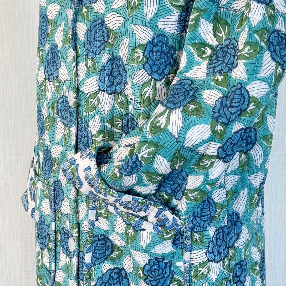 Lounge Robe / Dock Coat - Cyan