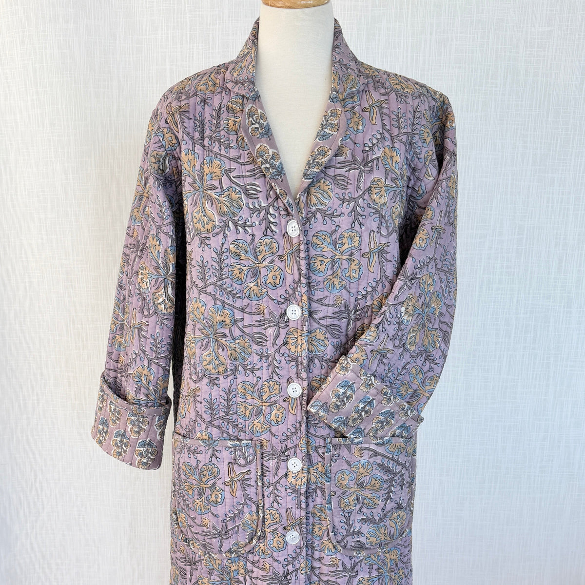 Lounge Robe / Dock Coat - Mauve