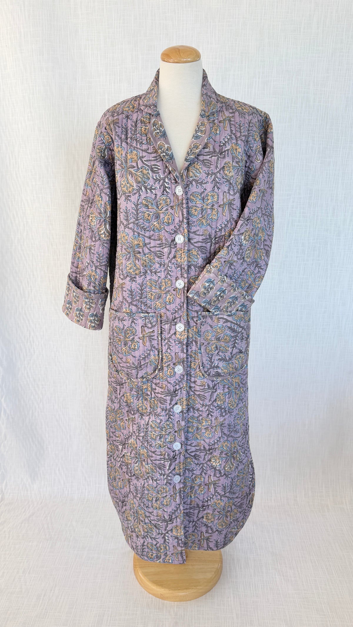 Lounge Robe / Dock Coat - Mauve