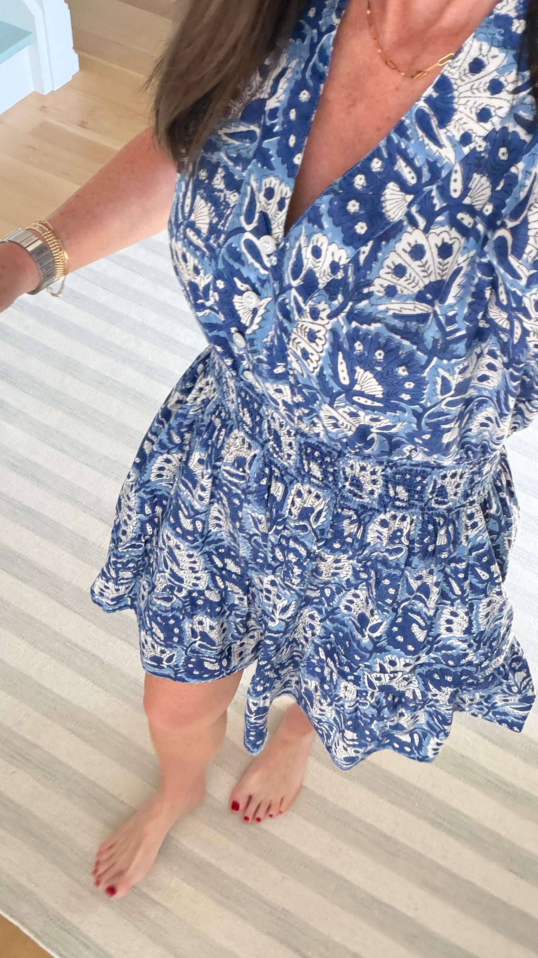 Shore Dress - Blueberry