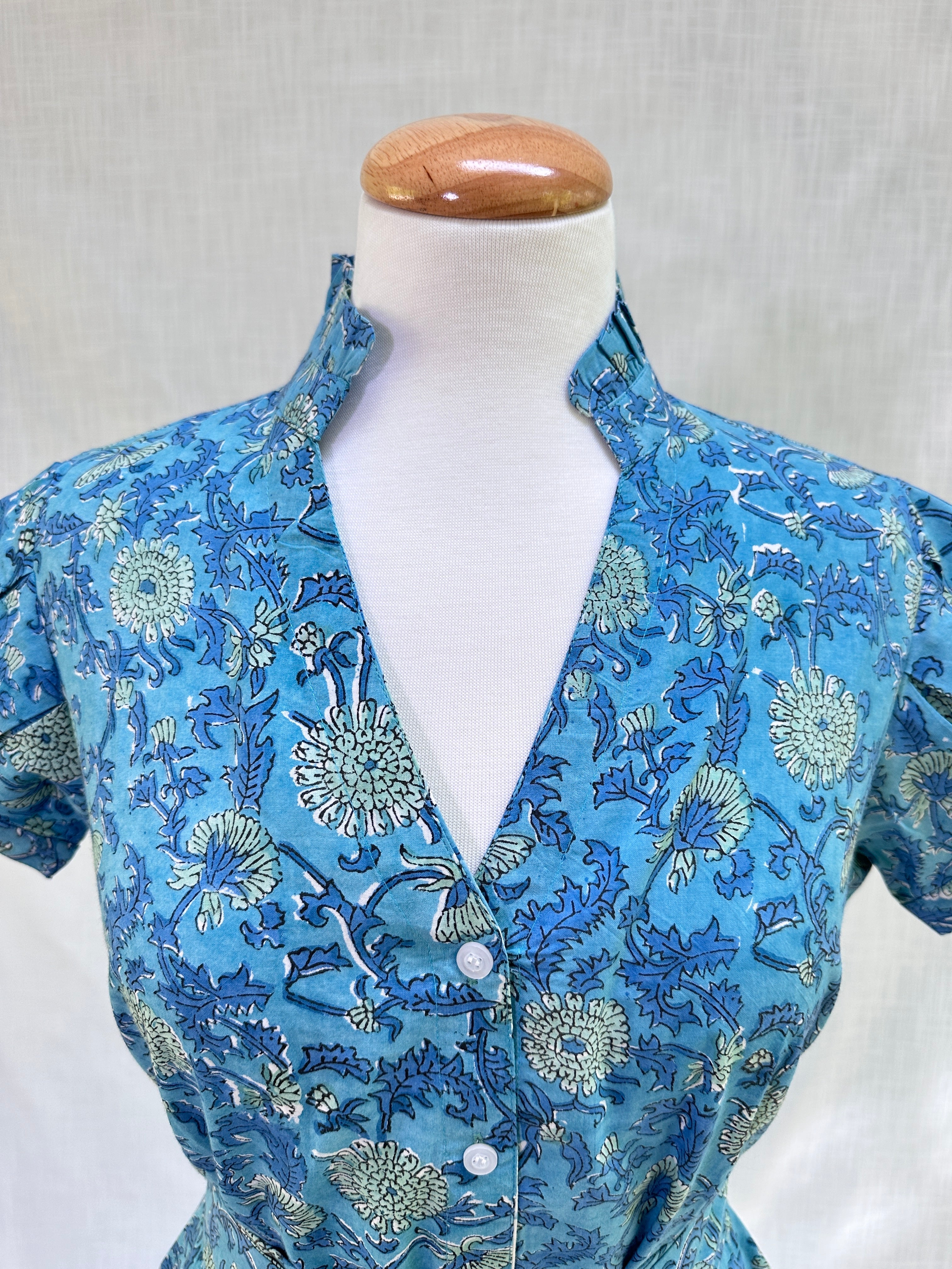 Cabana Dress - Azure