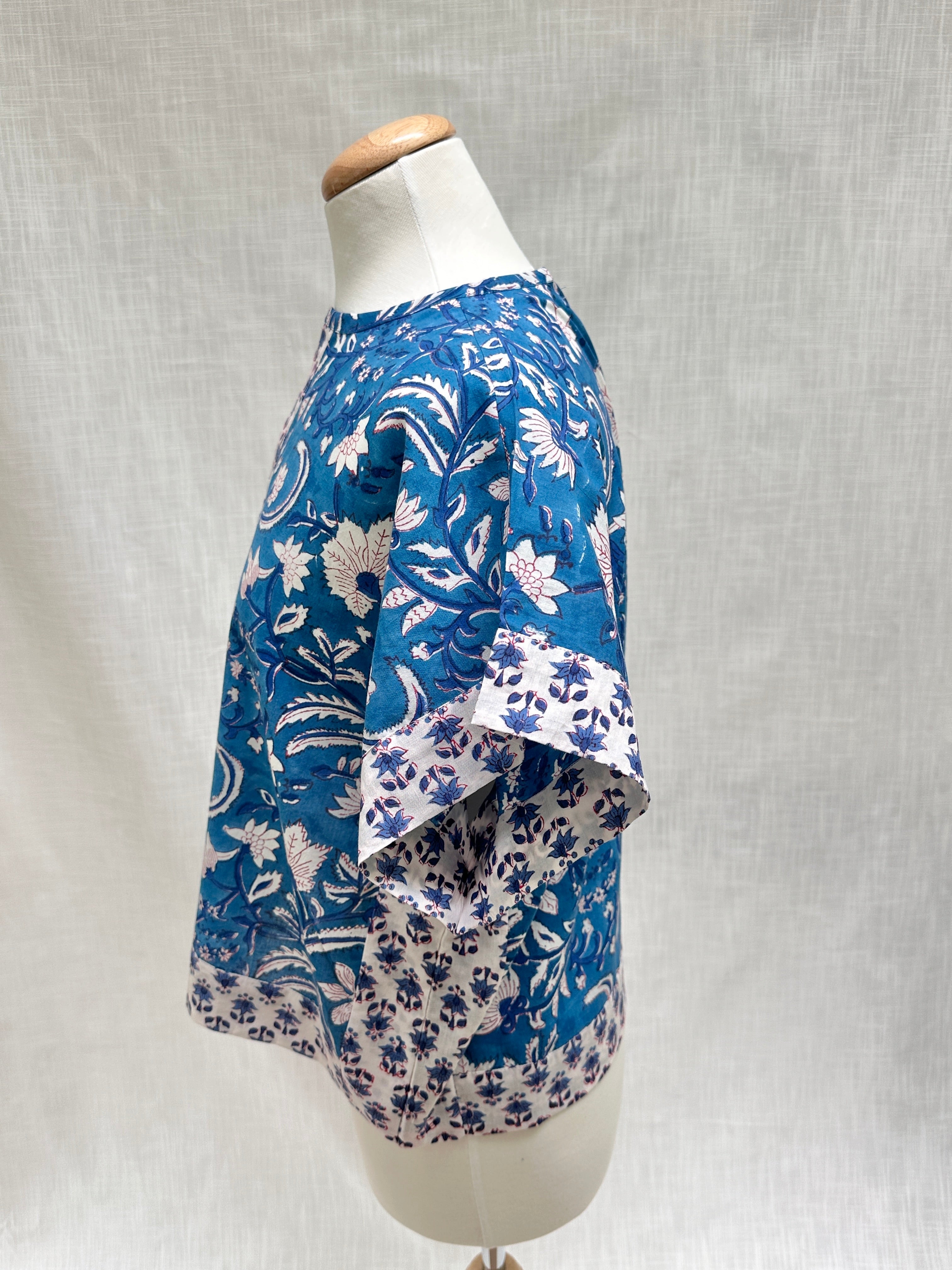 Picnic Blouse - True Blue