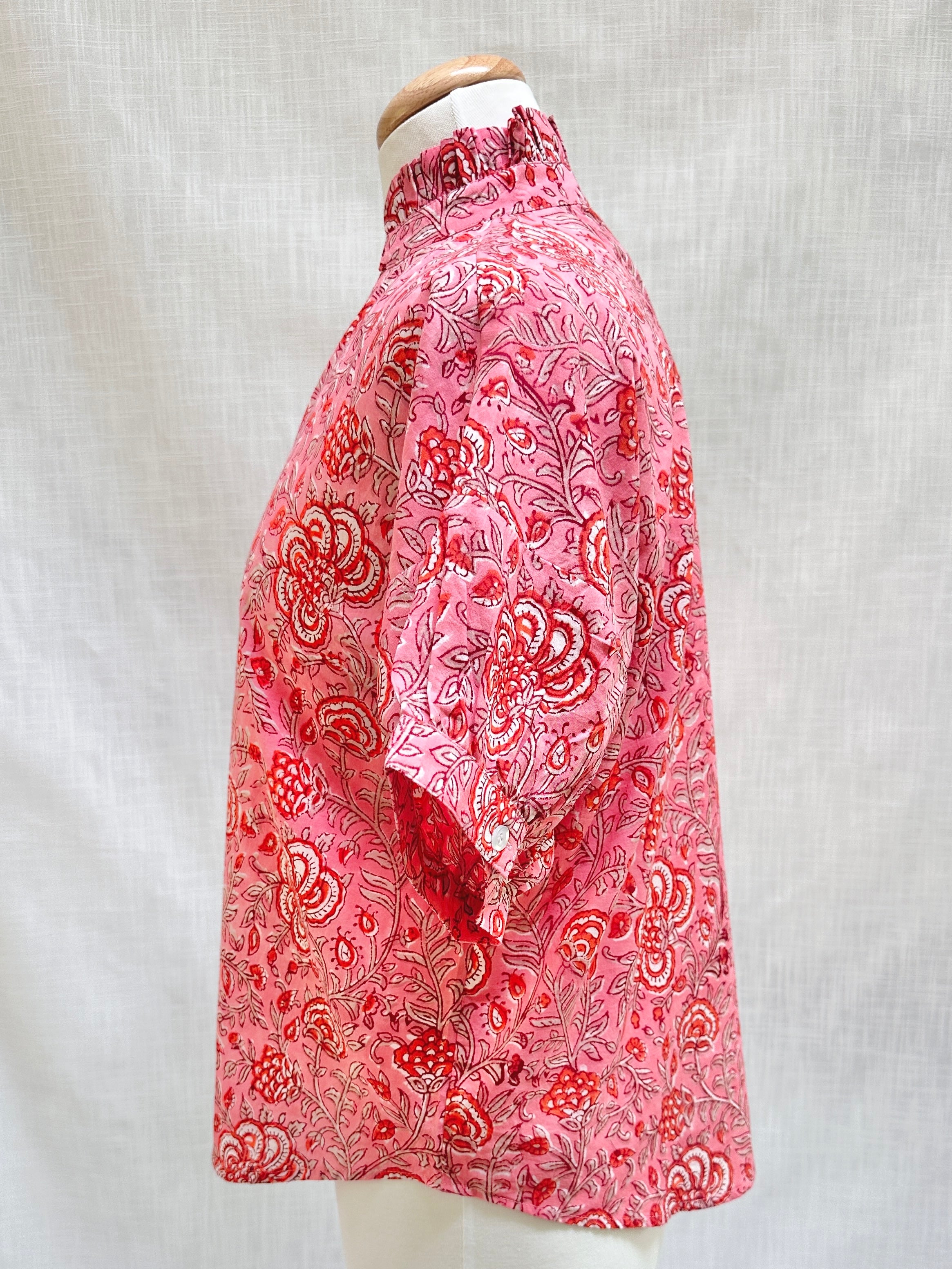 Market Blouse - Coral