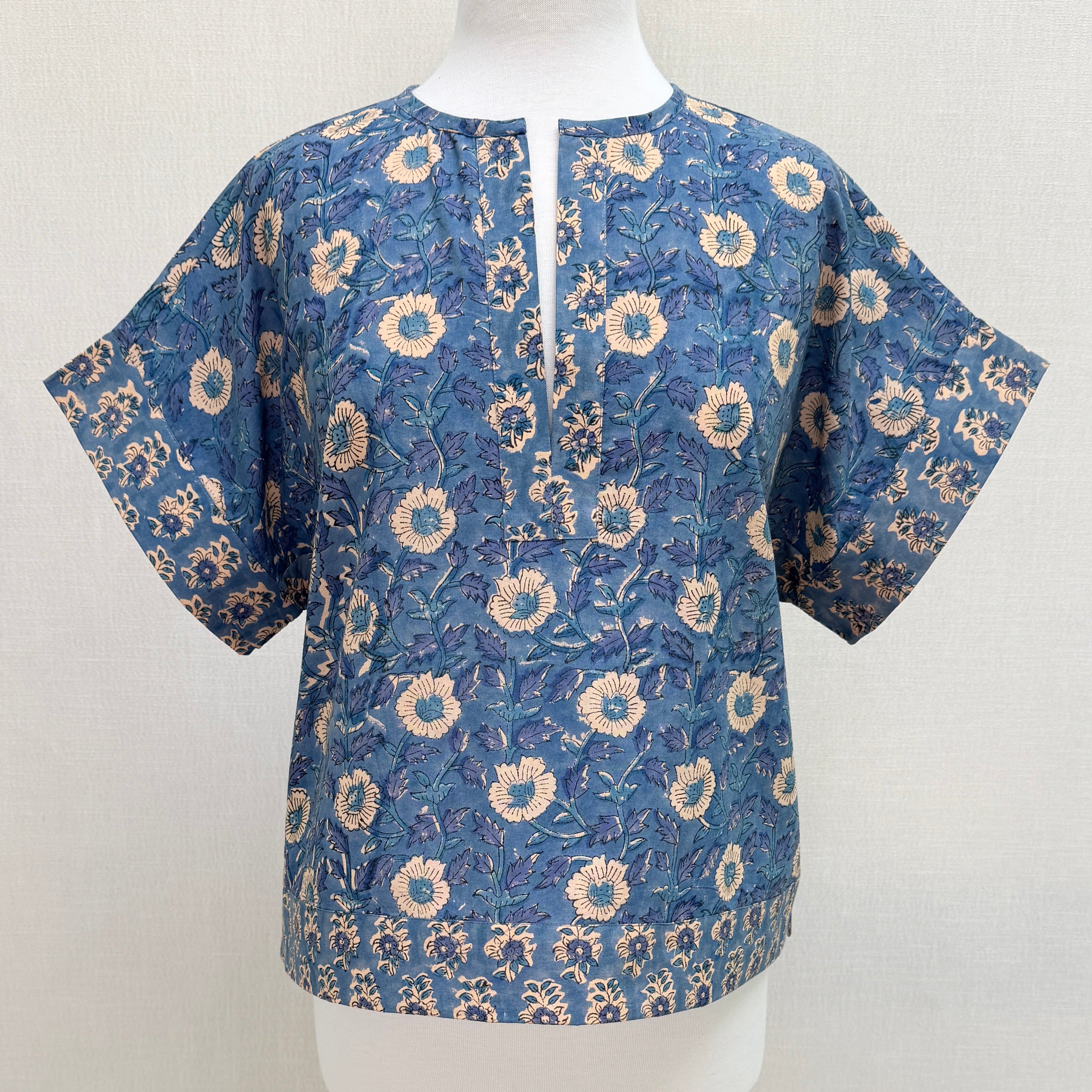 Picnic Blouse - Periwinkle