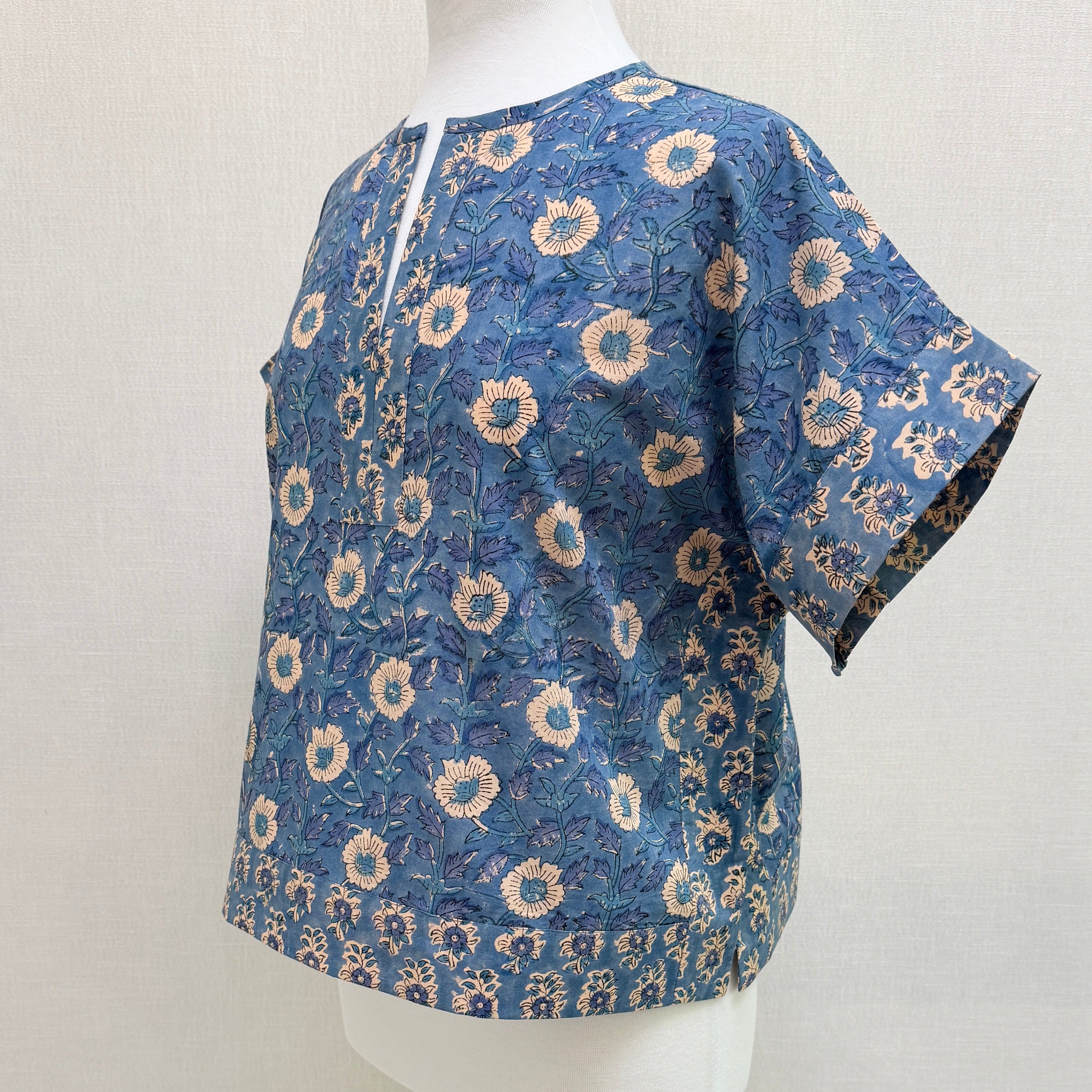 Picnic Blouse - Periwinkle