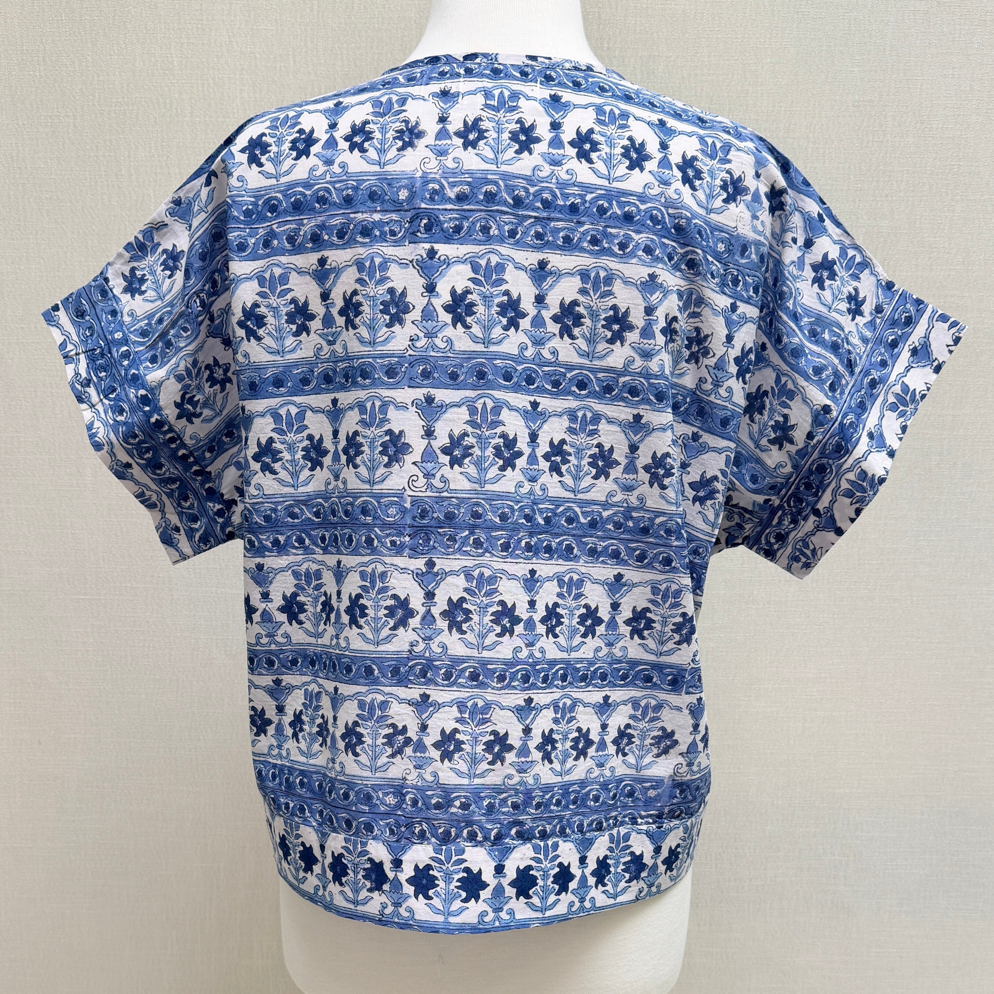 Picnic Blouse - Wedgwood
