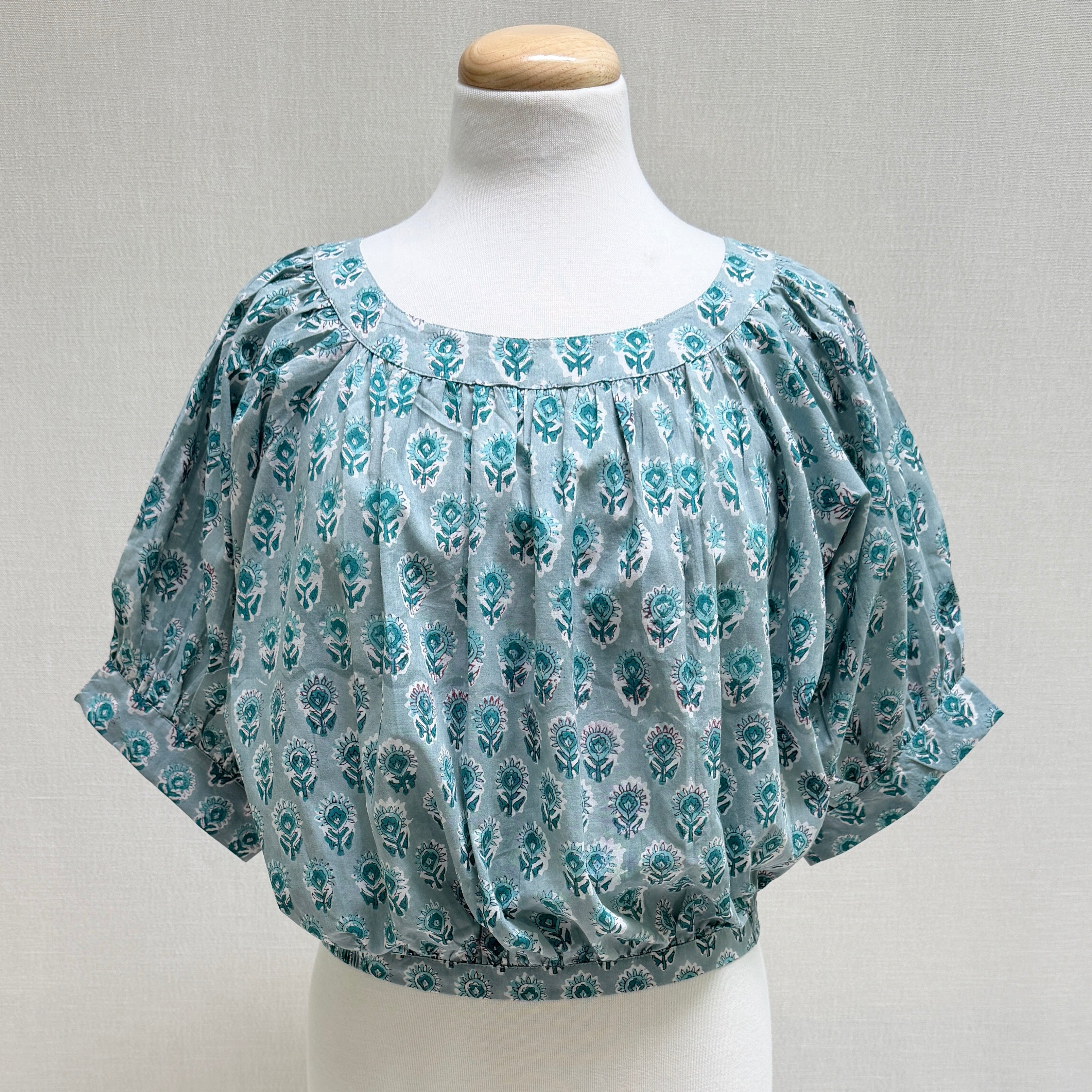 Solstice Blouse - Turquoise