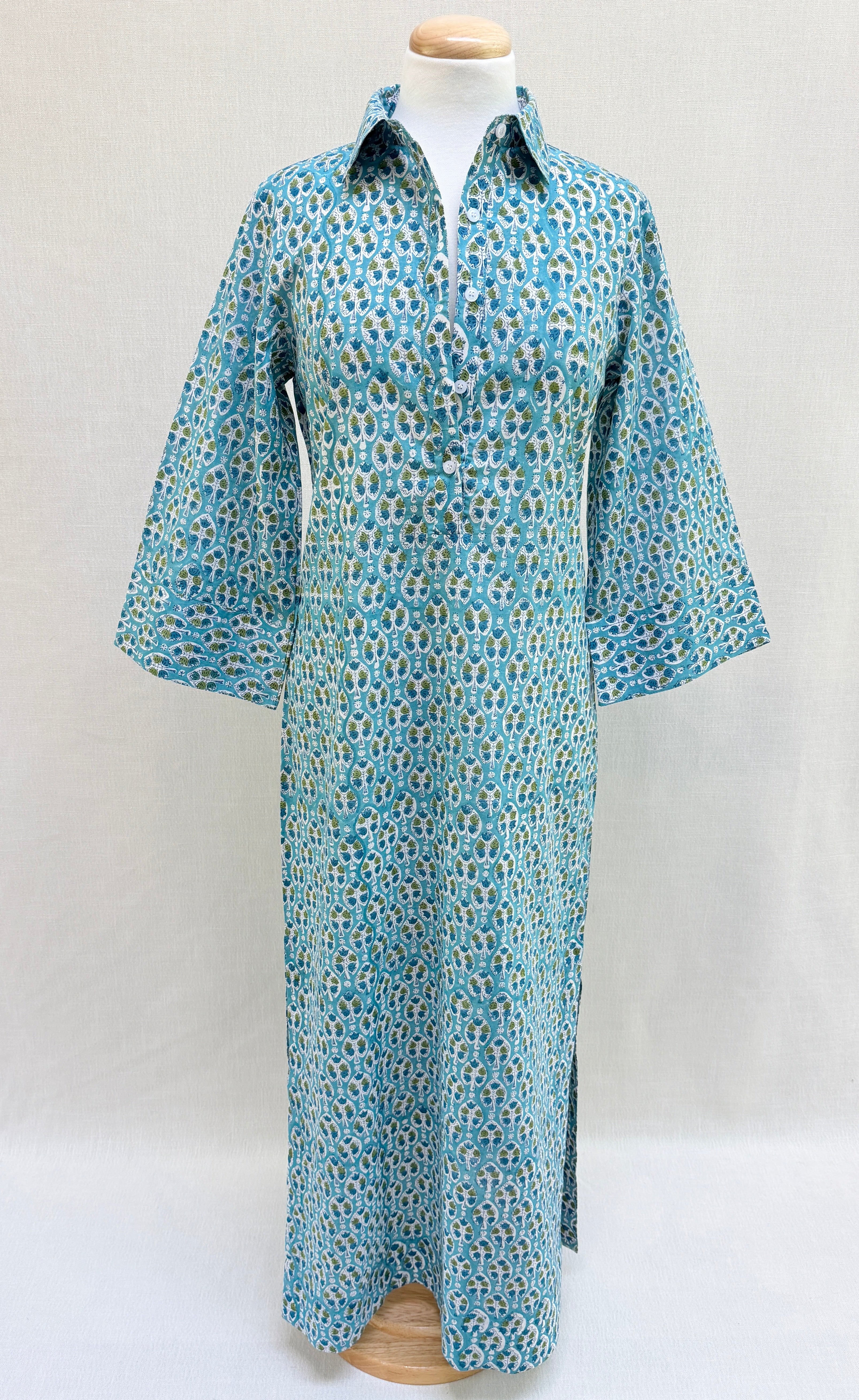 Coast Shirt Dress - Pool