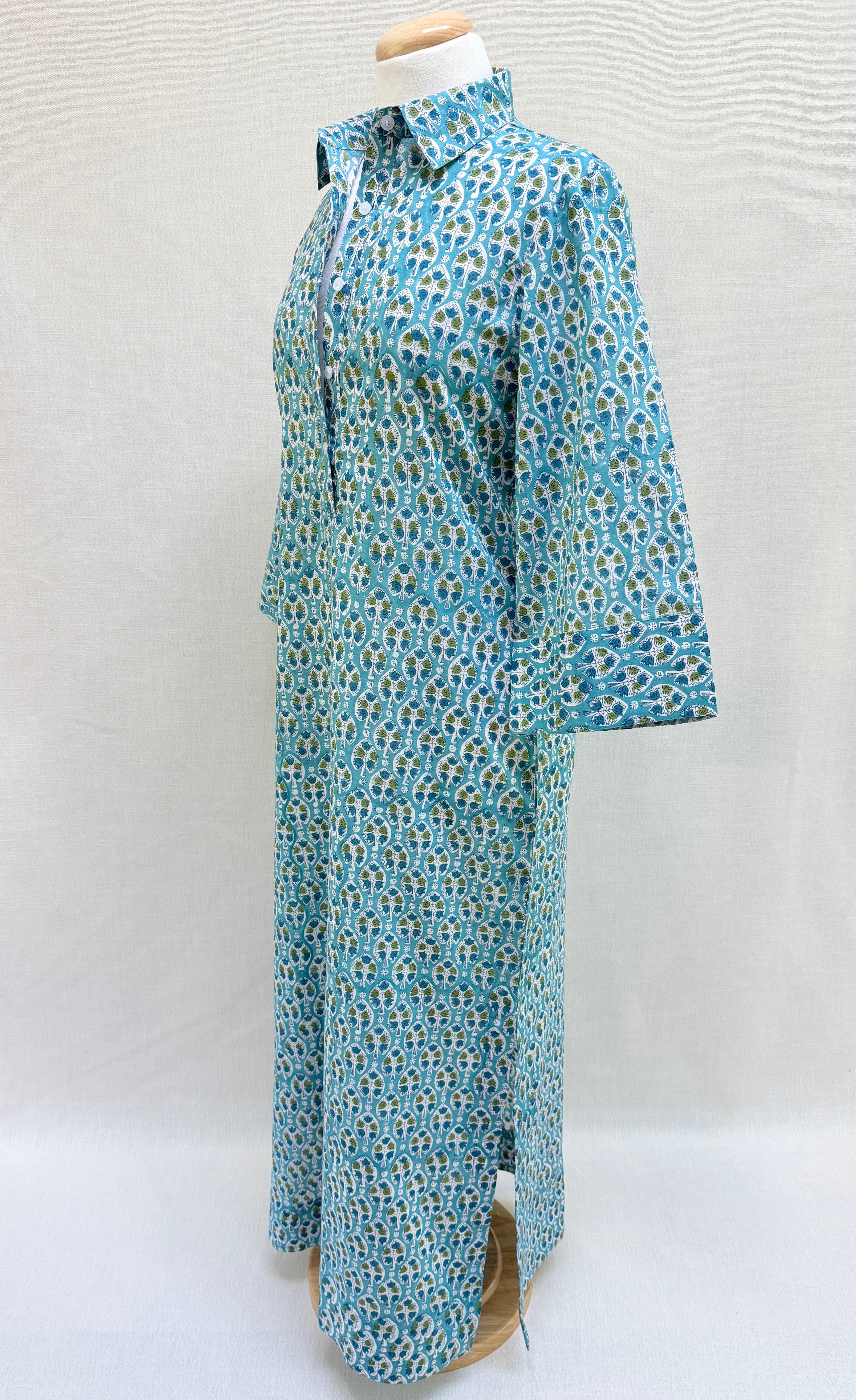 Coast Shirt Dress - Pool