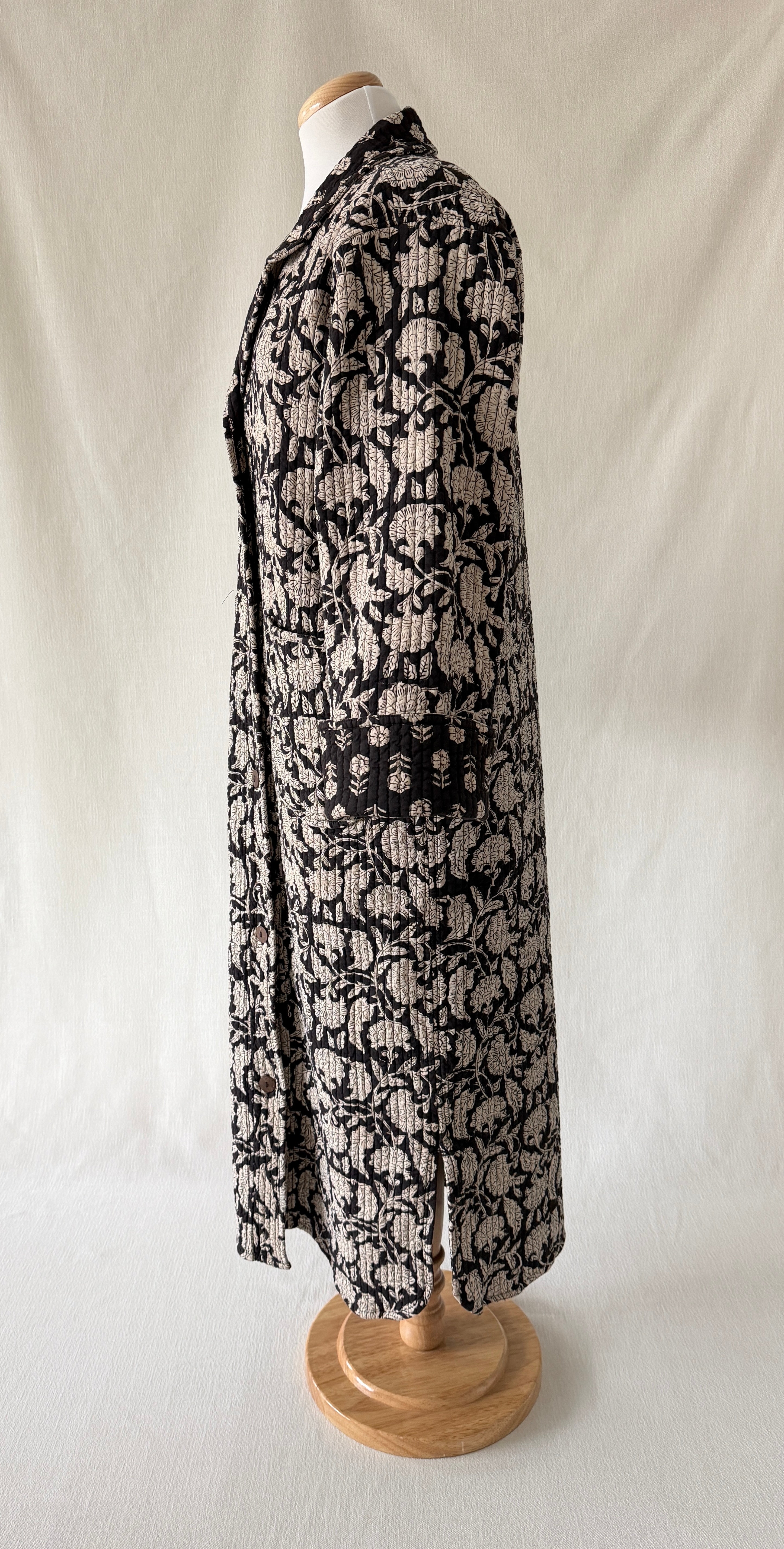 Lounge Robe/Coat - Onyx