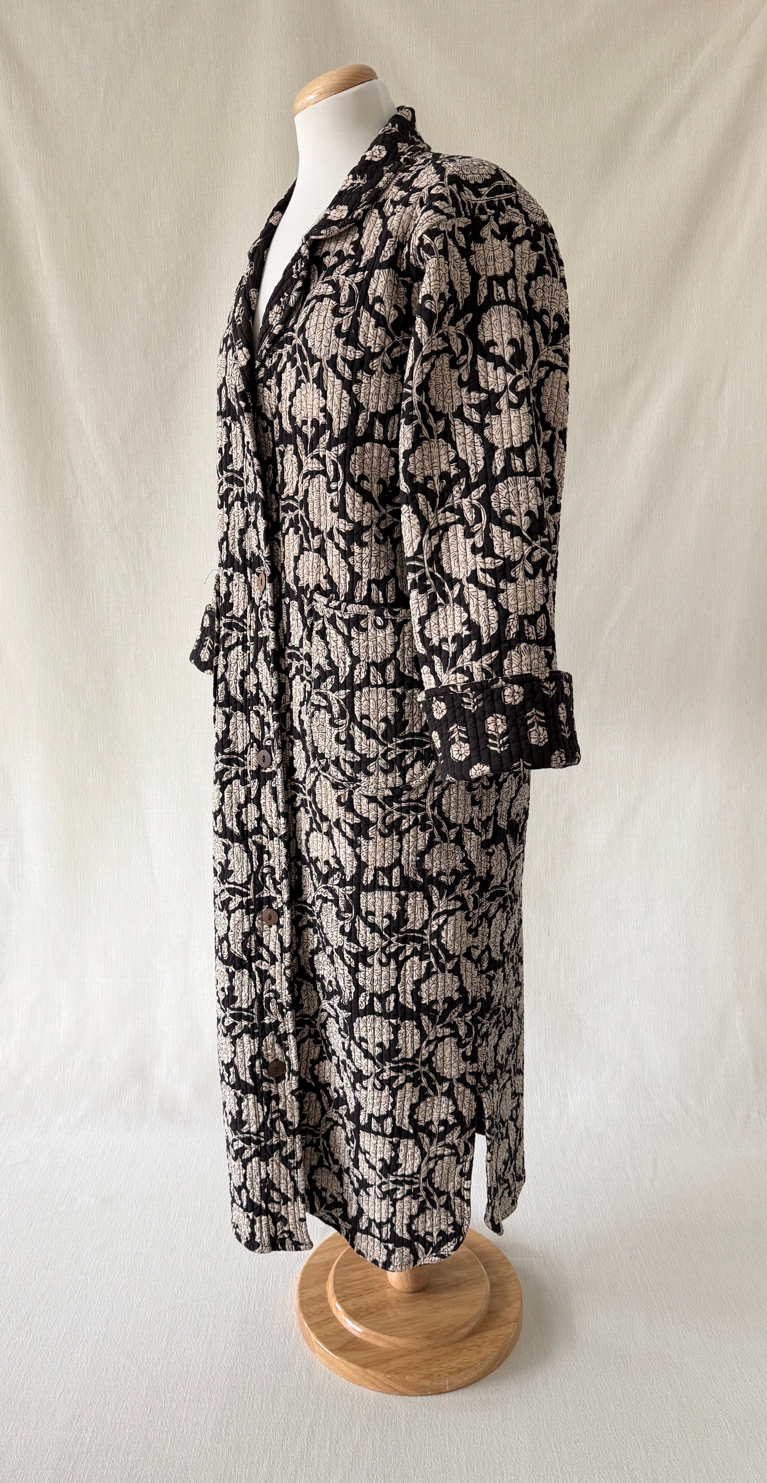 Lounge Robe/Coat - Onyx