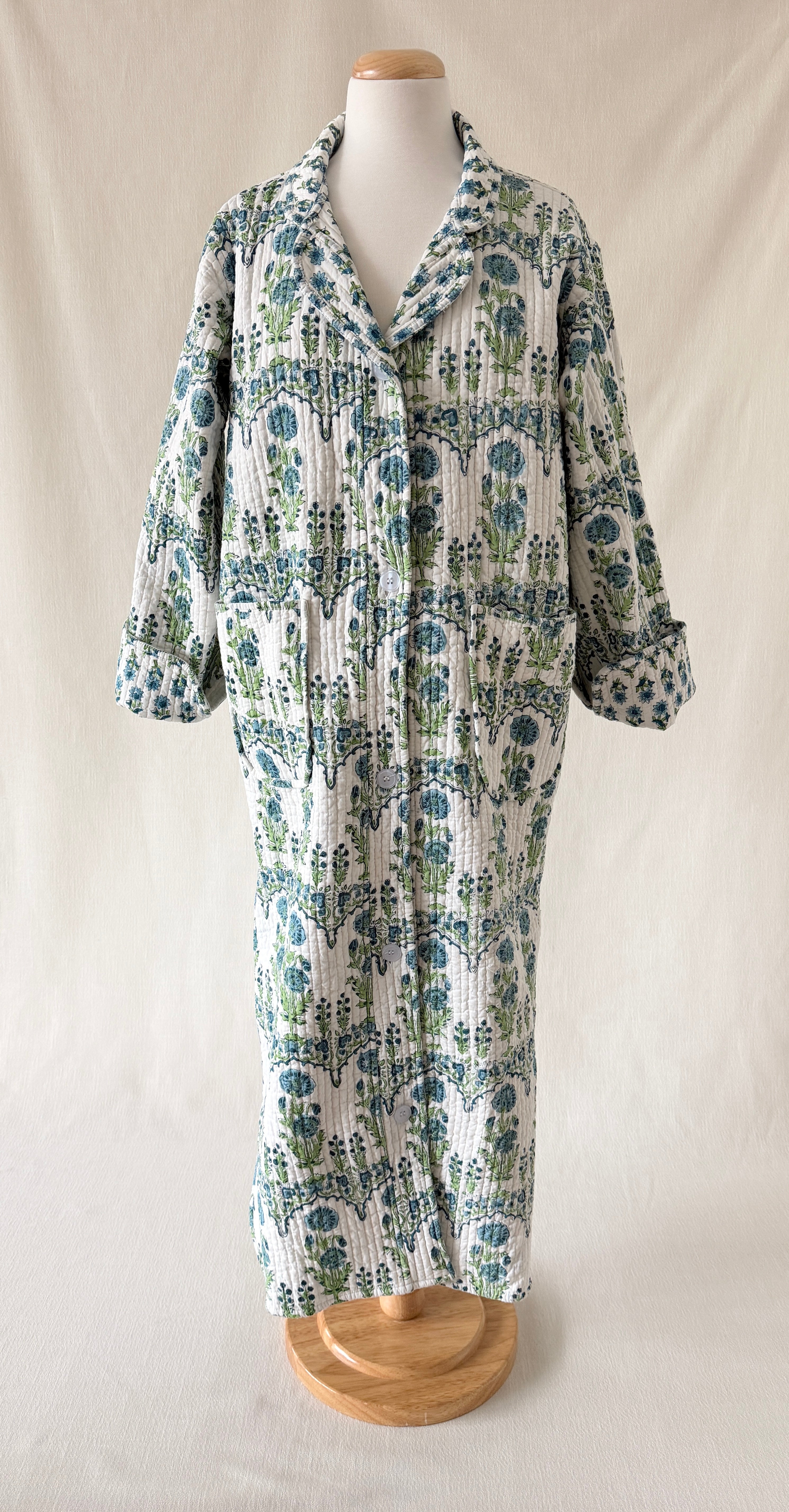 Lounge Robe/Coat - Botanical