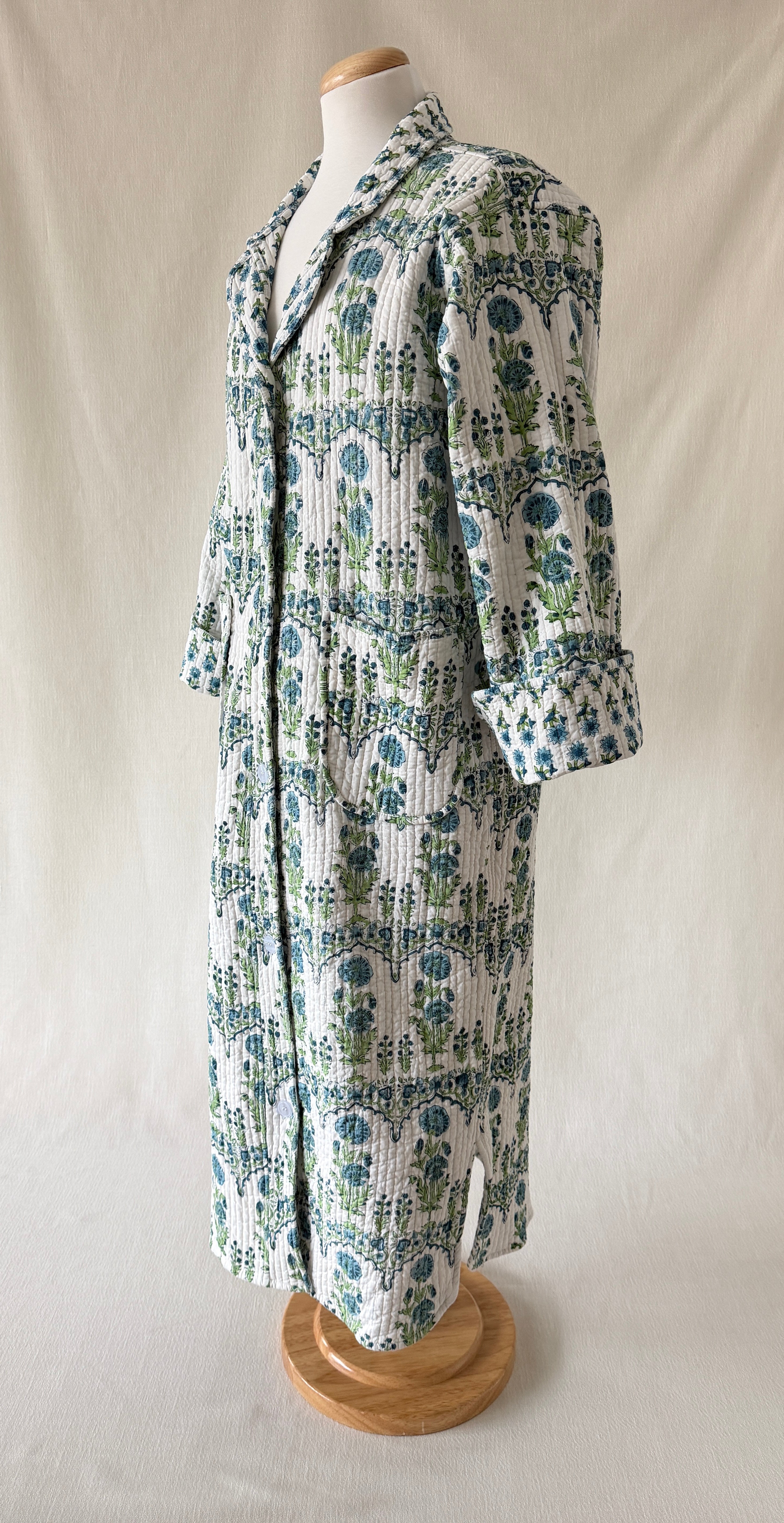 Lounge Robe/Coat - Botanical