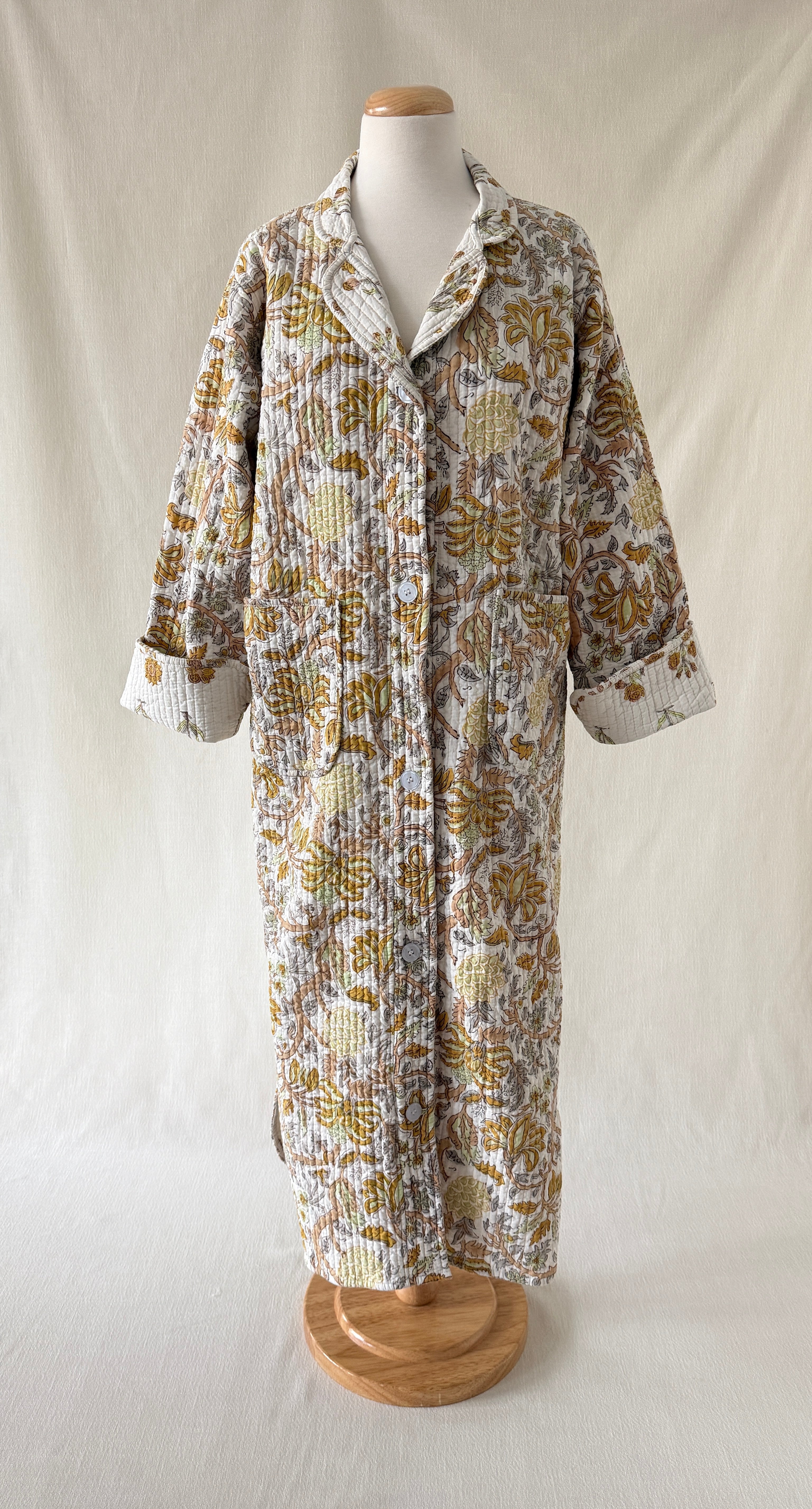 Lounge Robe/Coat - Wheat