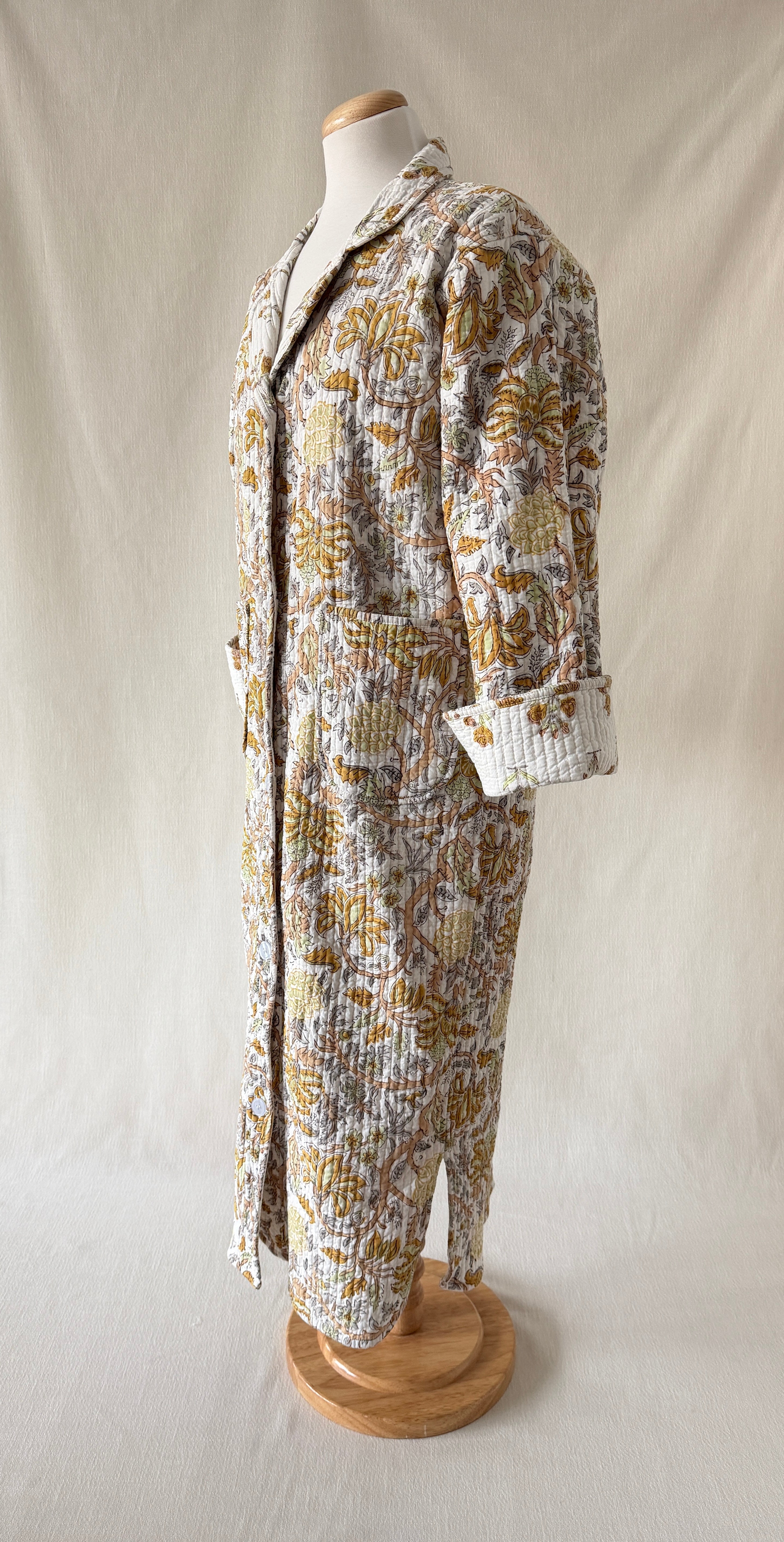 Lounge Robe/Coat - Wheat