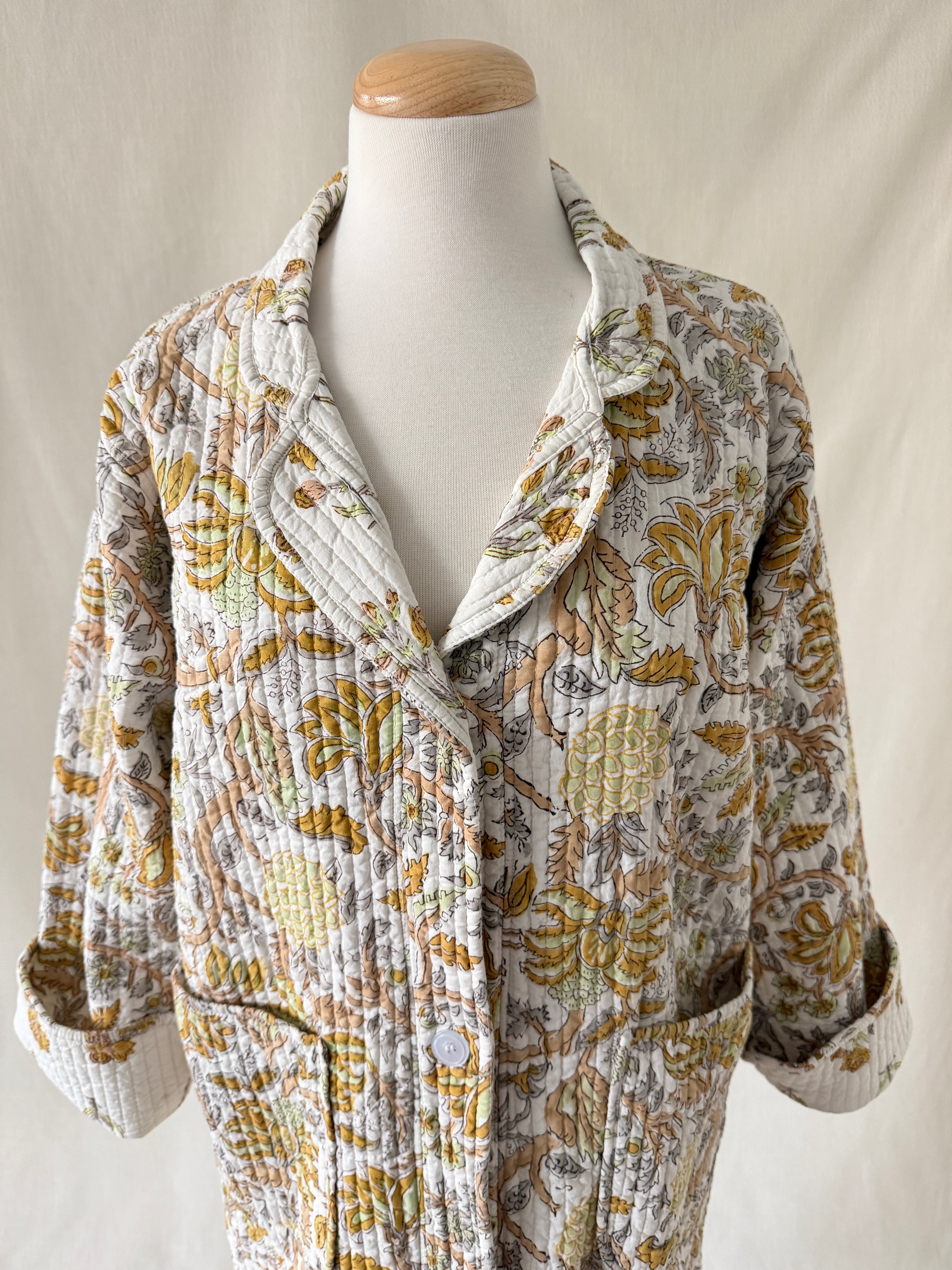 Lounge Robe/Coat - Wheat