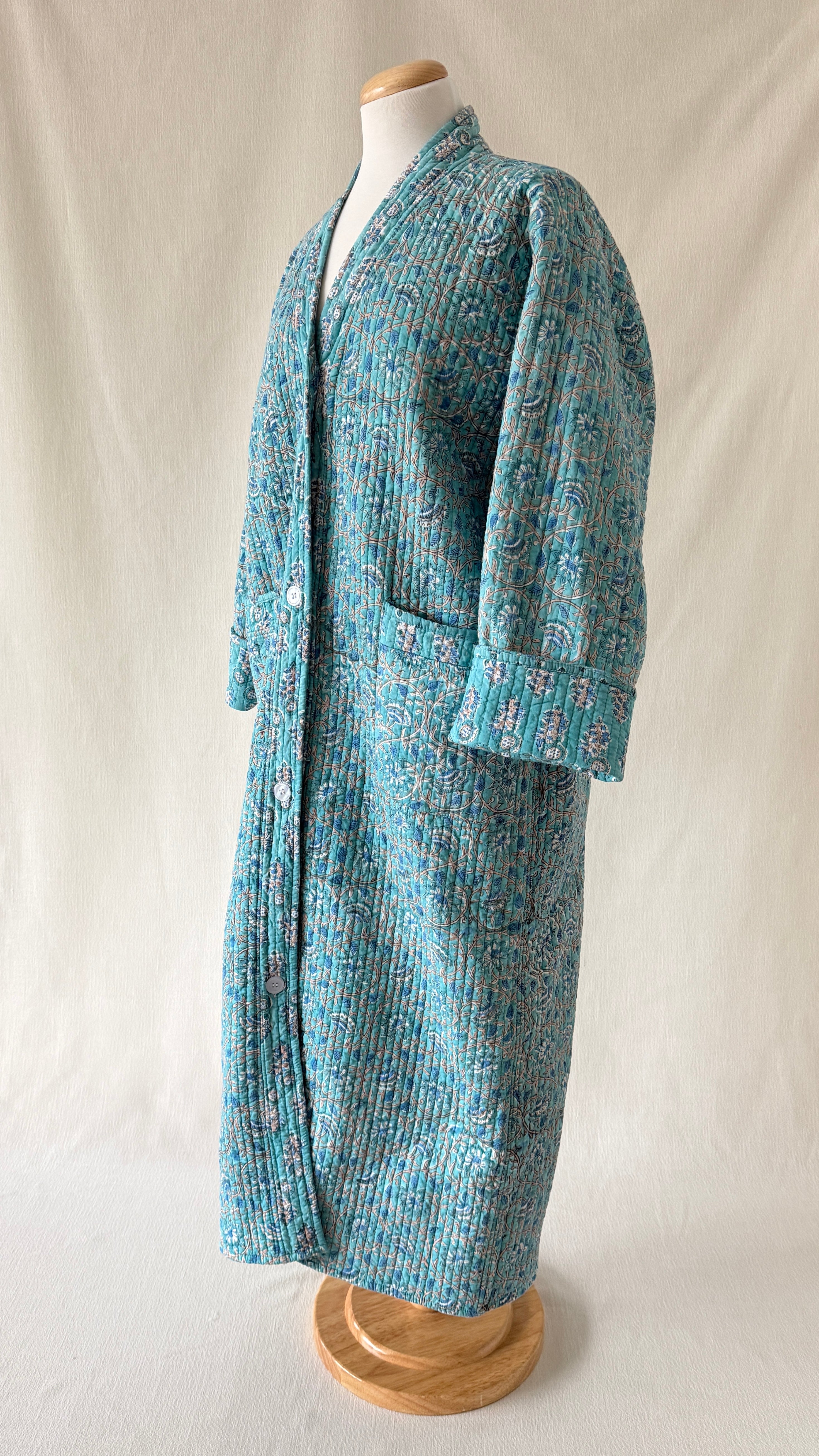 Button-Up Robe - Marine