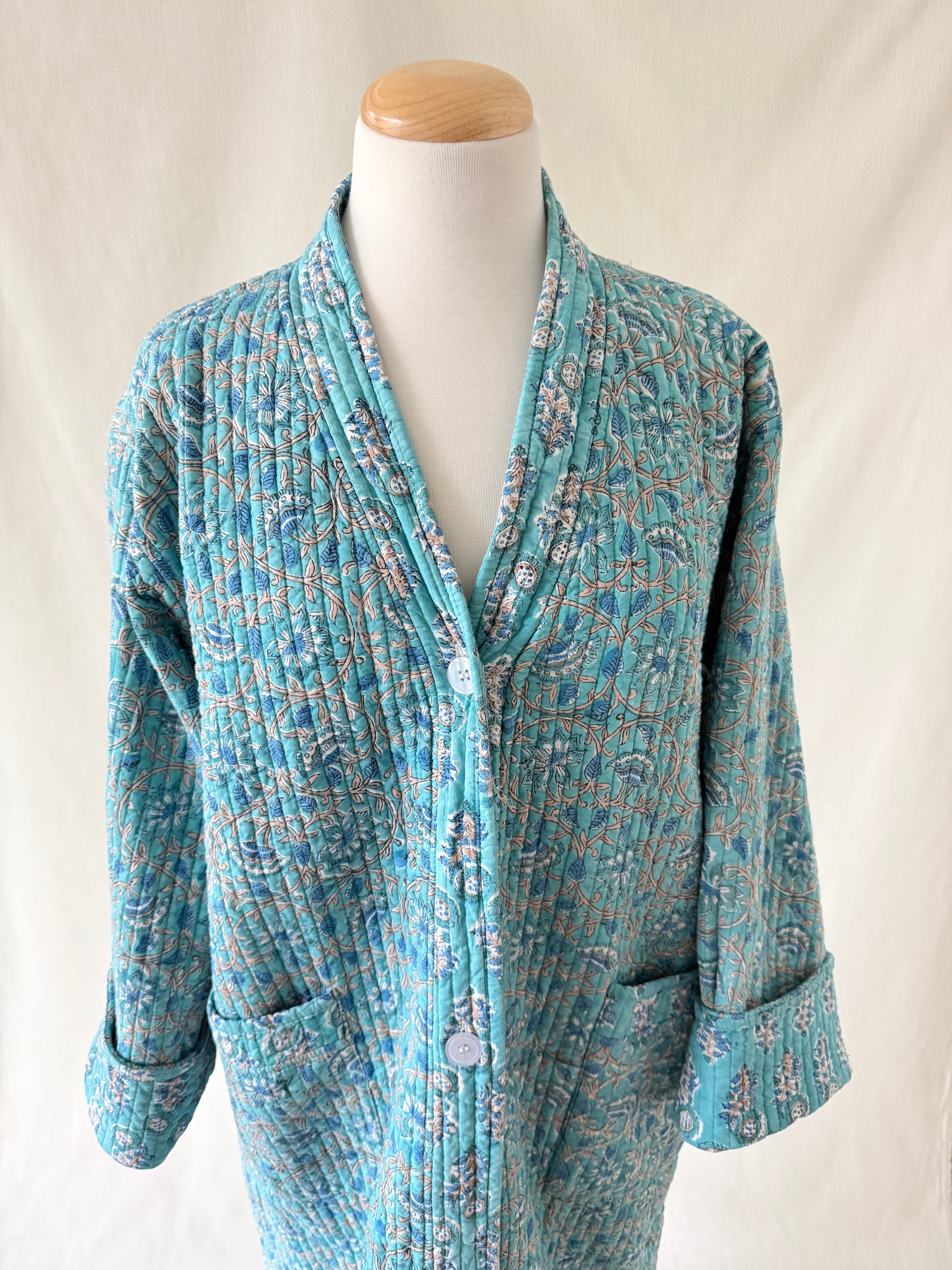 Button-Up Robe - Marine