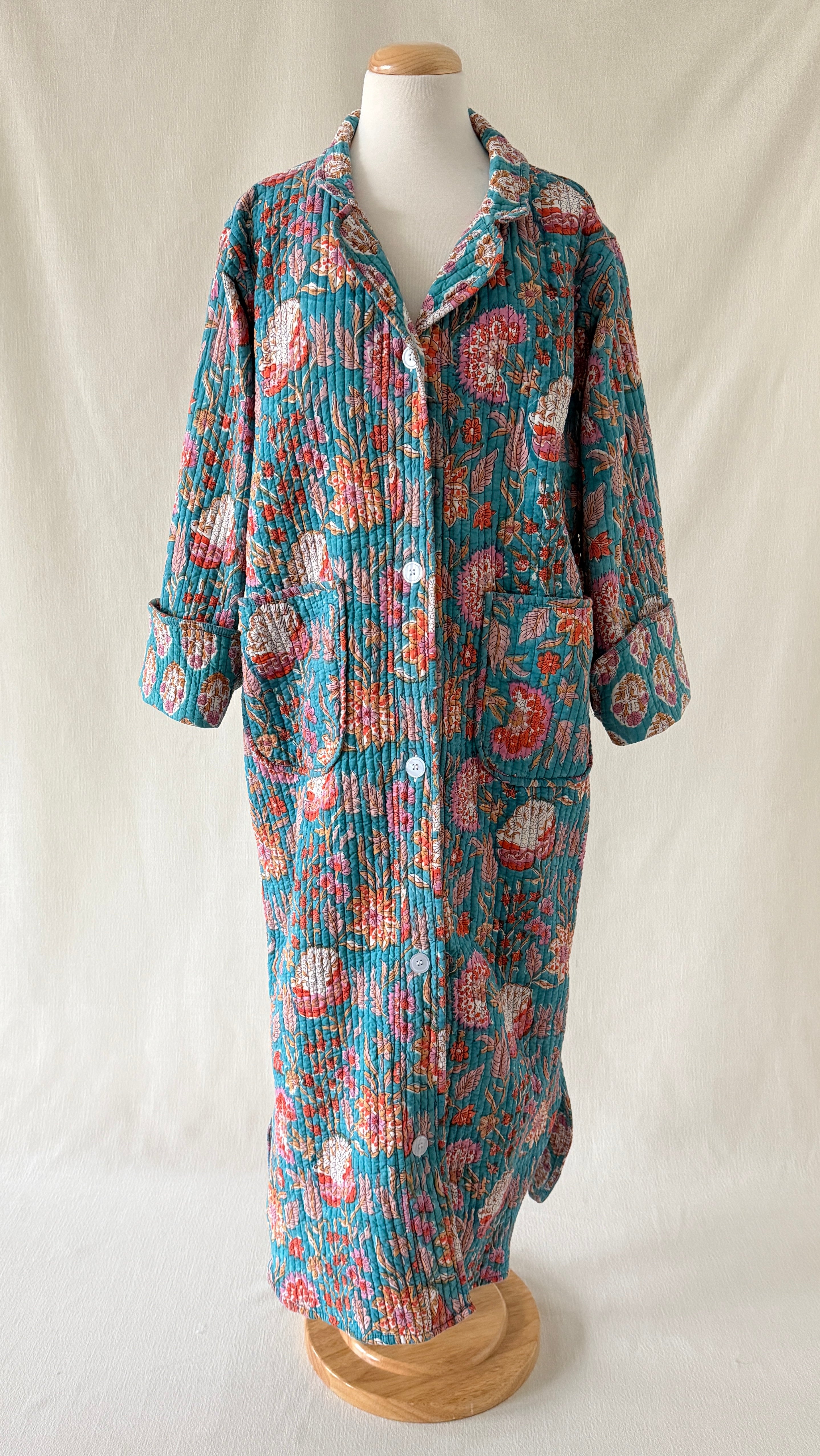 Lounge Robe/Coat - Azure | Sarah Richardson Design