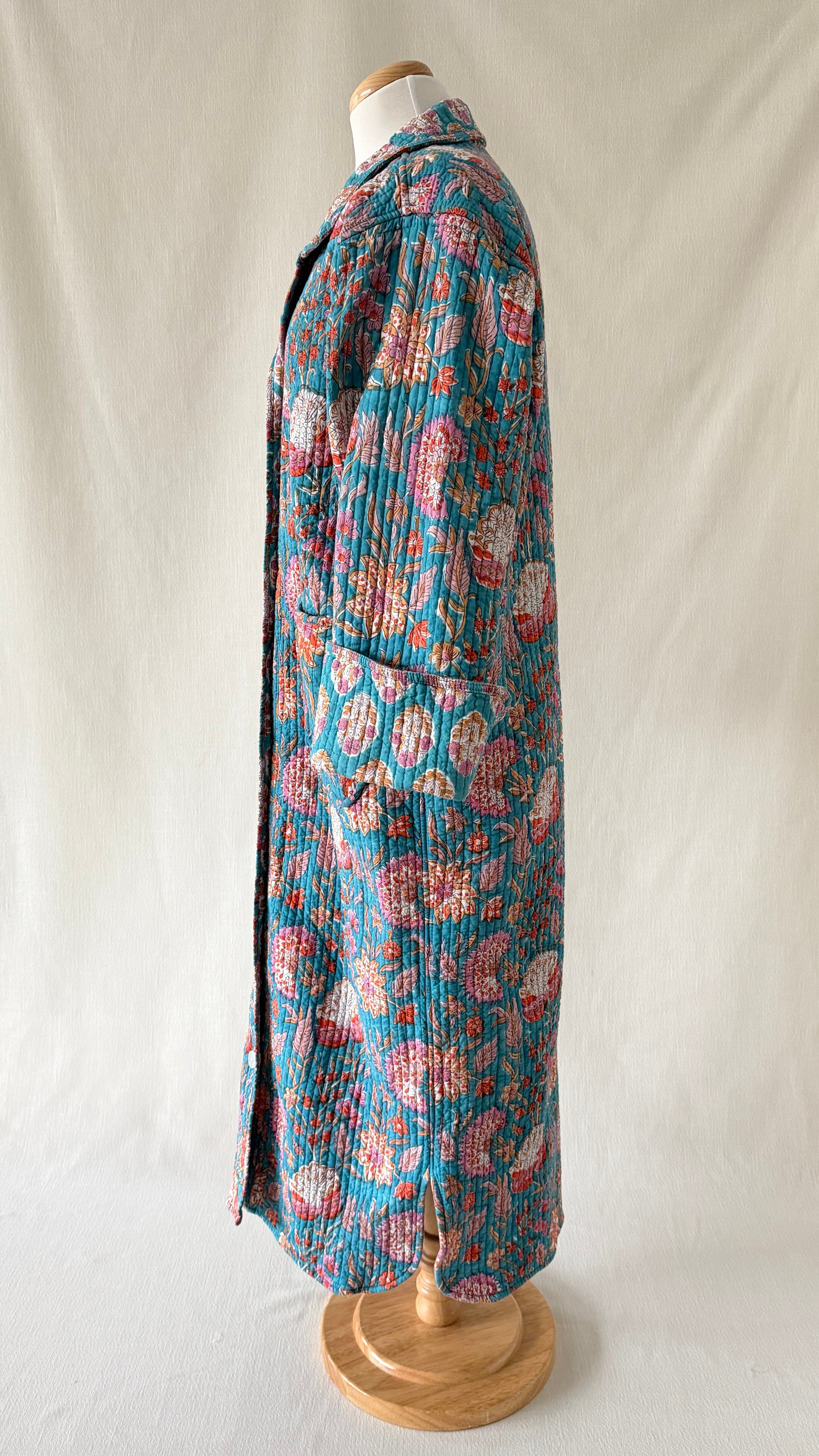 Lounge Robe/Coat - Azure