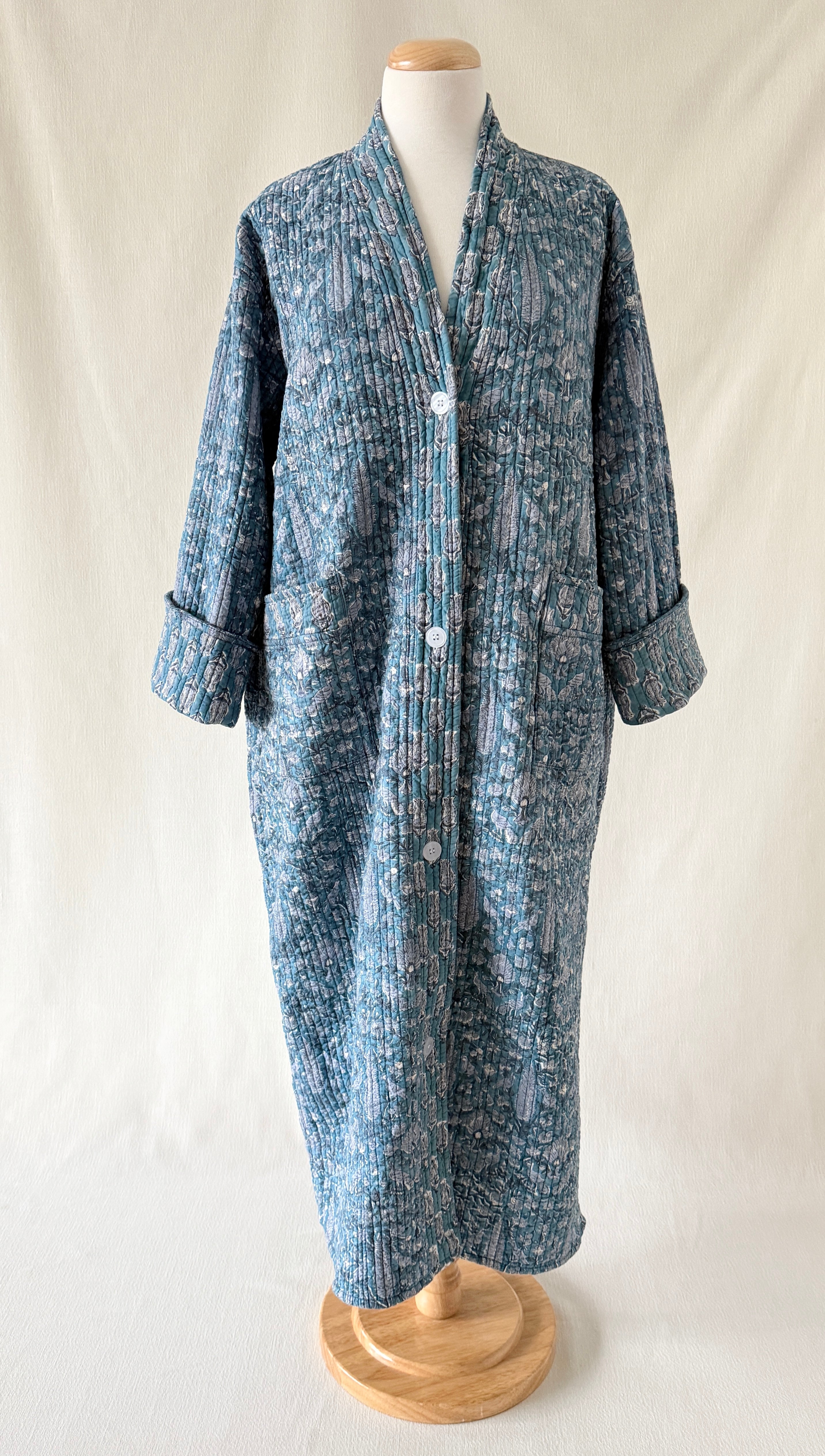 Button-Up Robe - Mineral