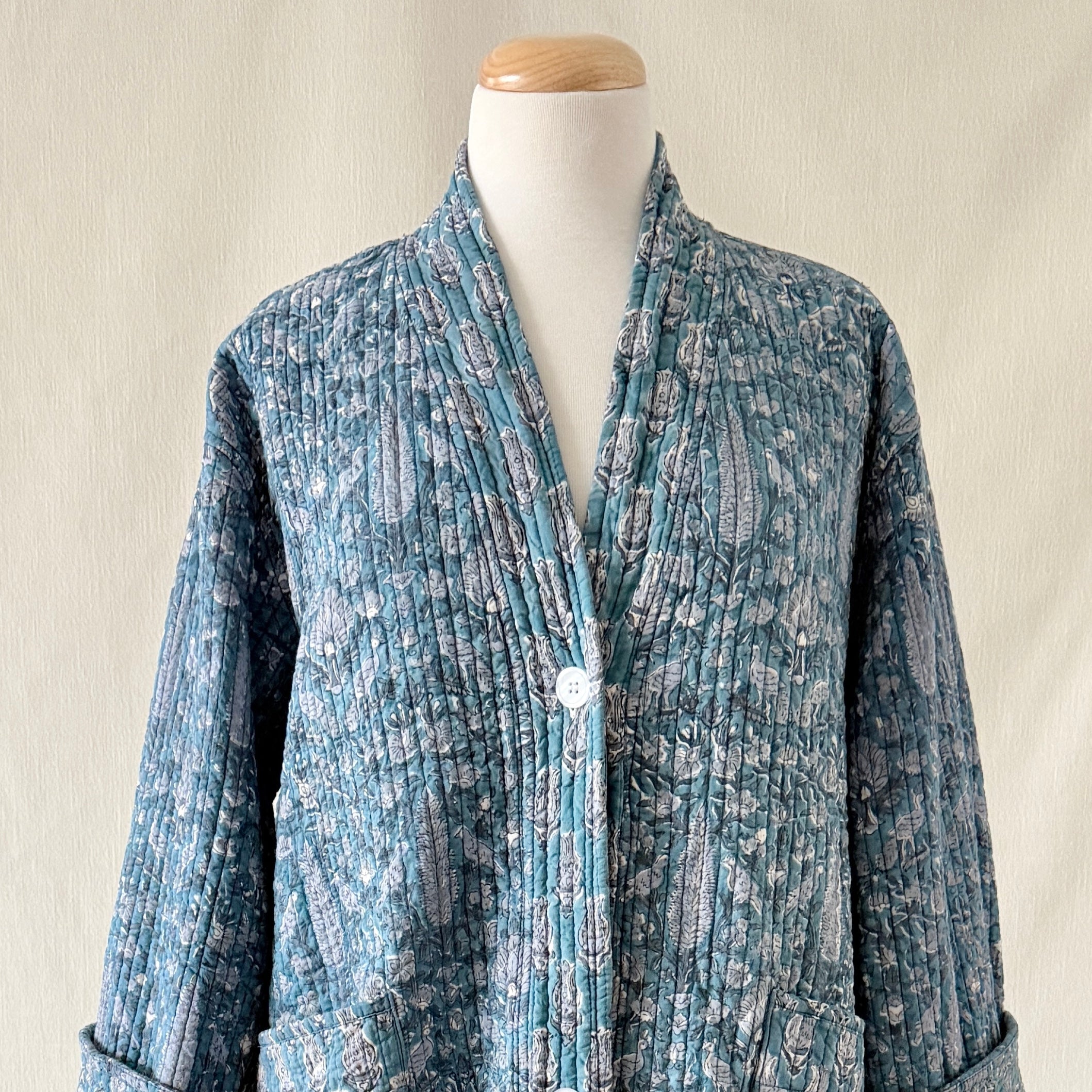 Button-Up Robe - Mineral