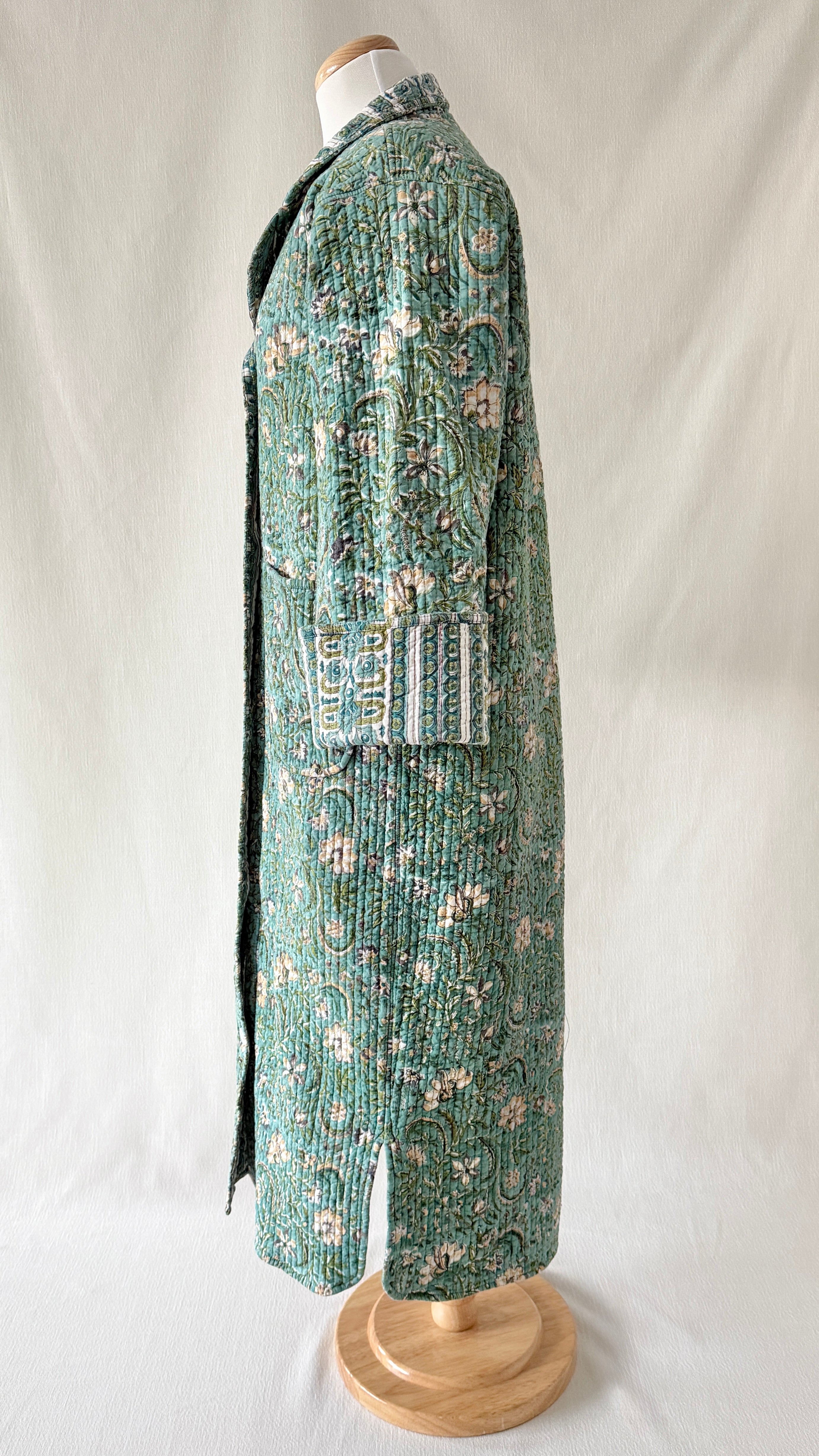 Lounge Robe/Coat - Verdigris