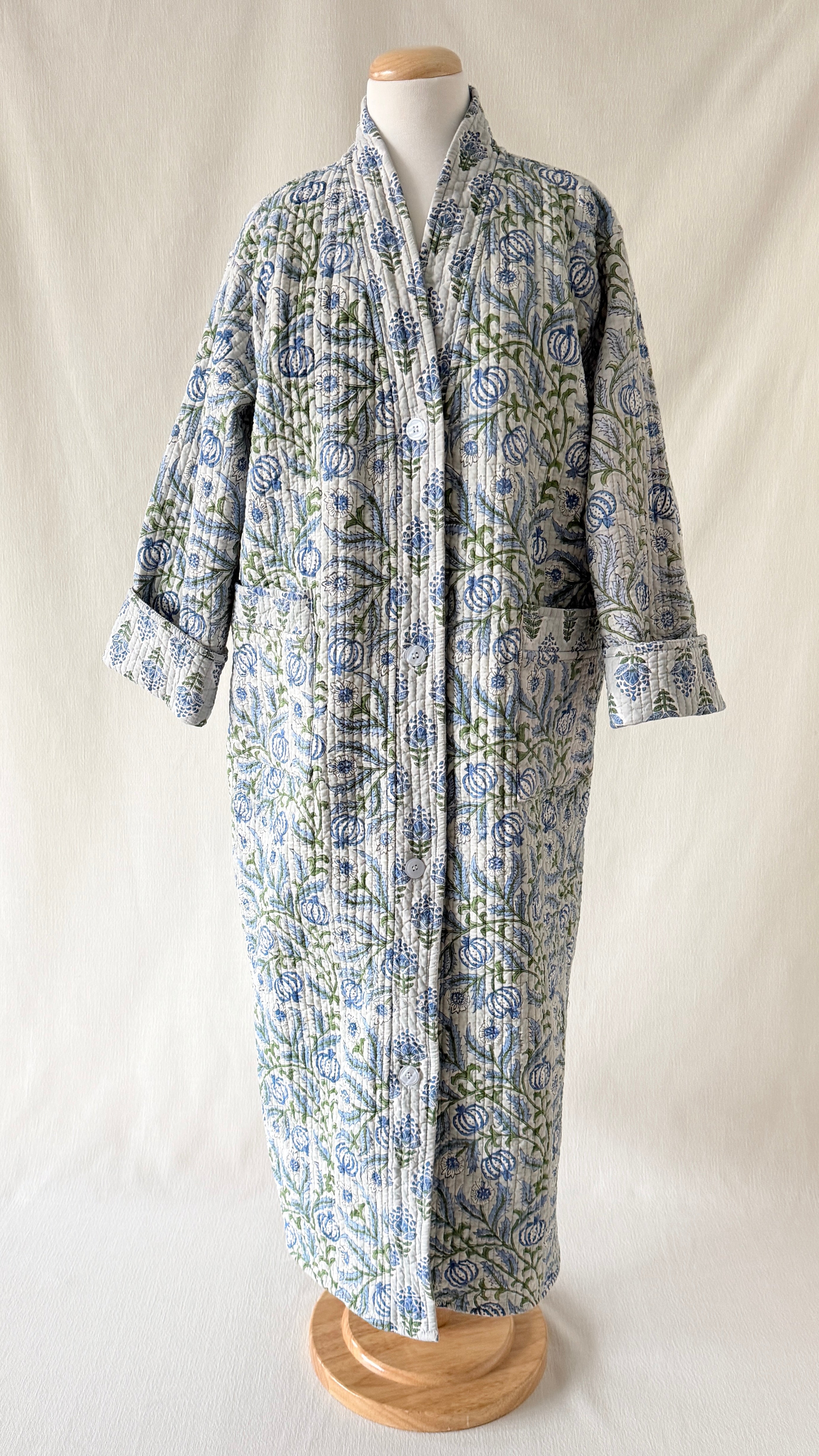 Button-Up Robe - Thistle