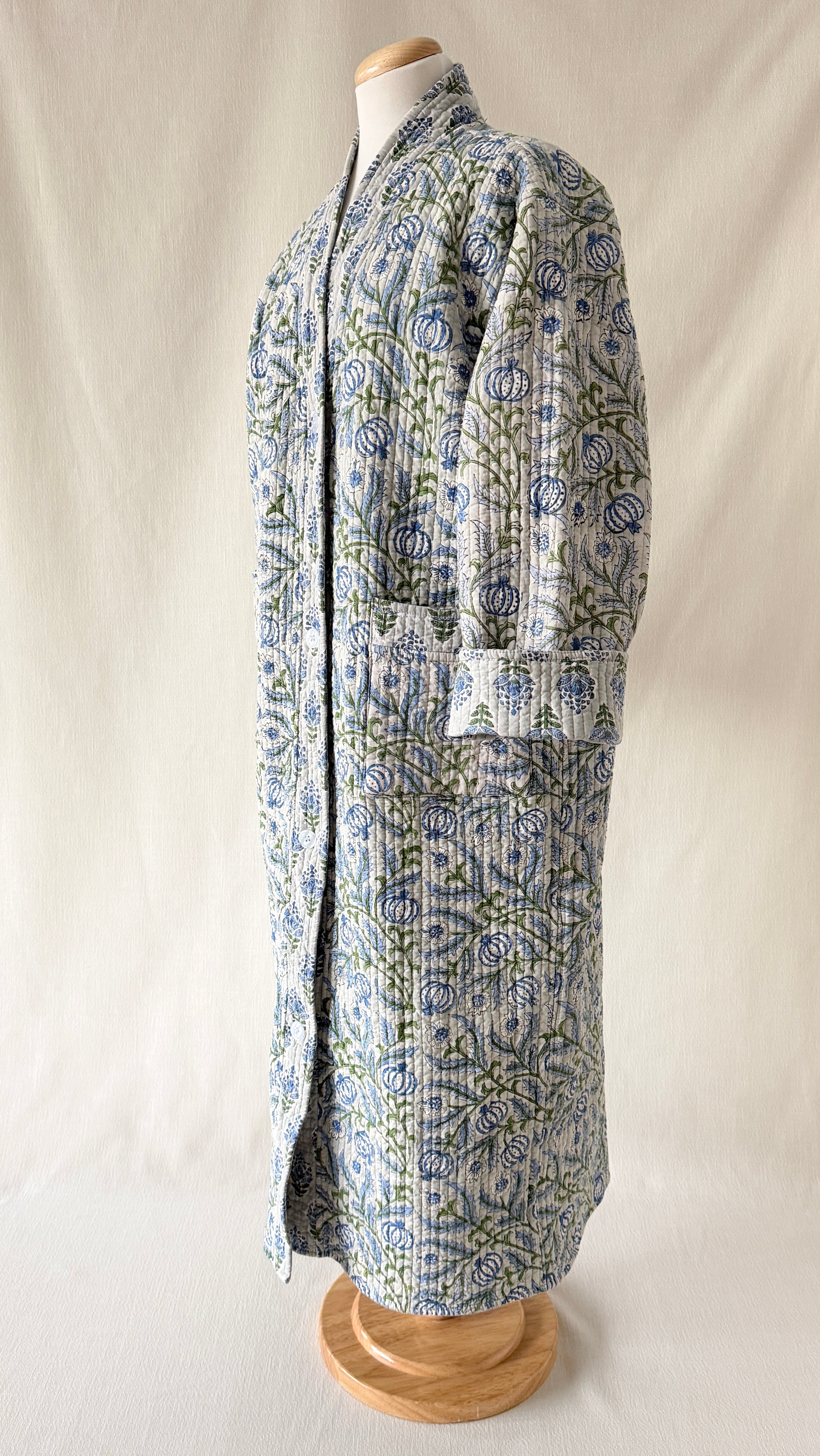 Button-Up Robe - Thistle